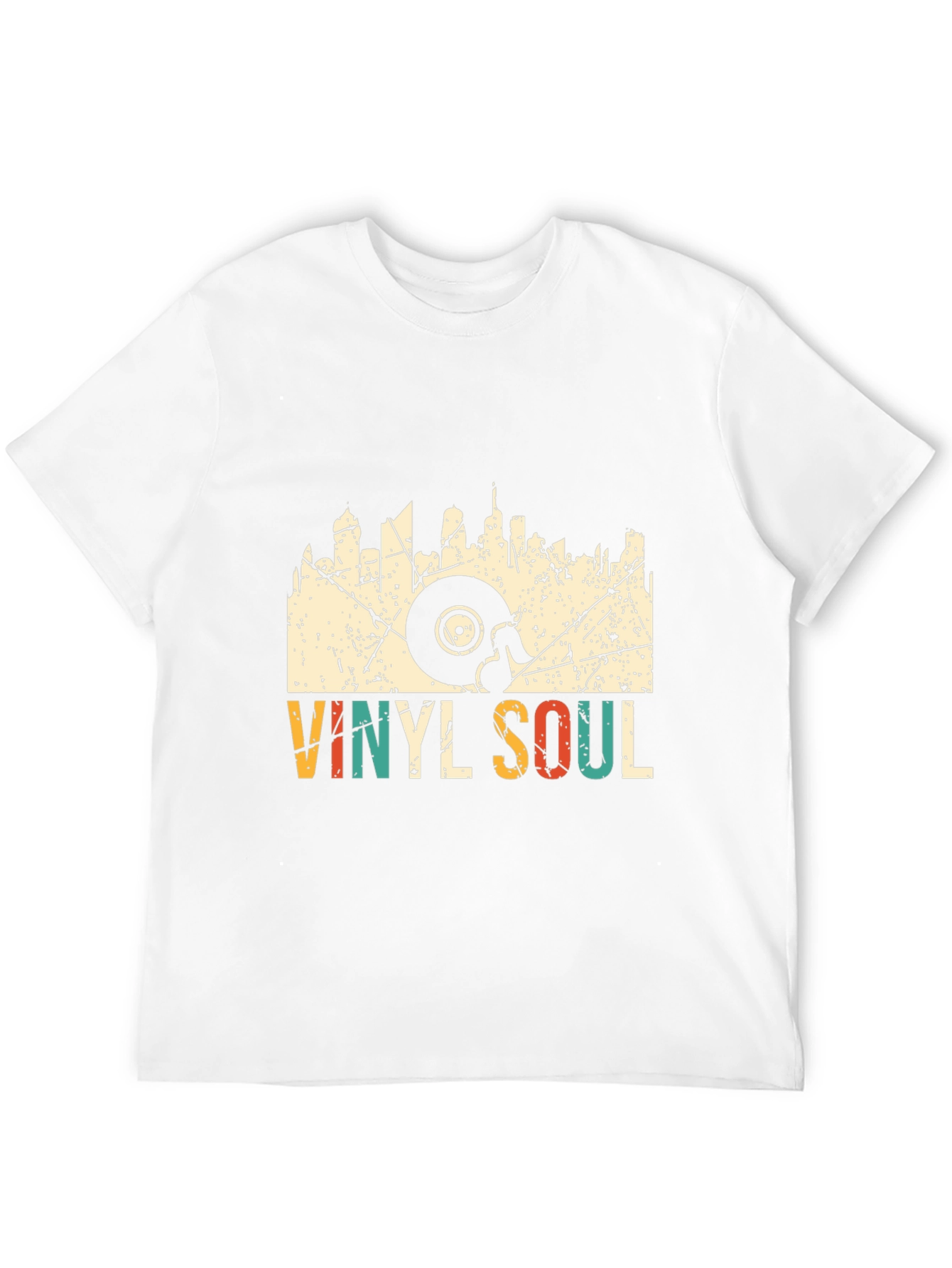 Vinyl Soul Retro Graphic T-Shirt