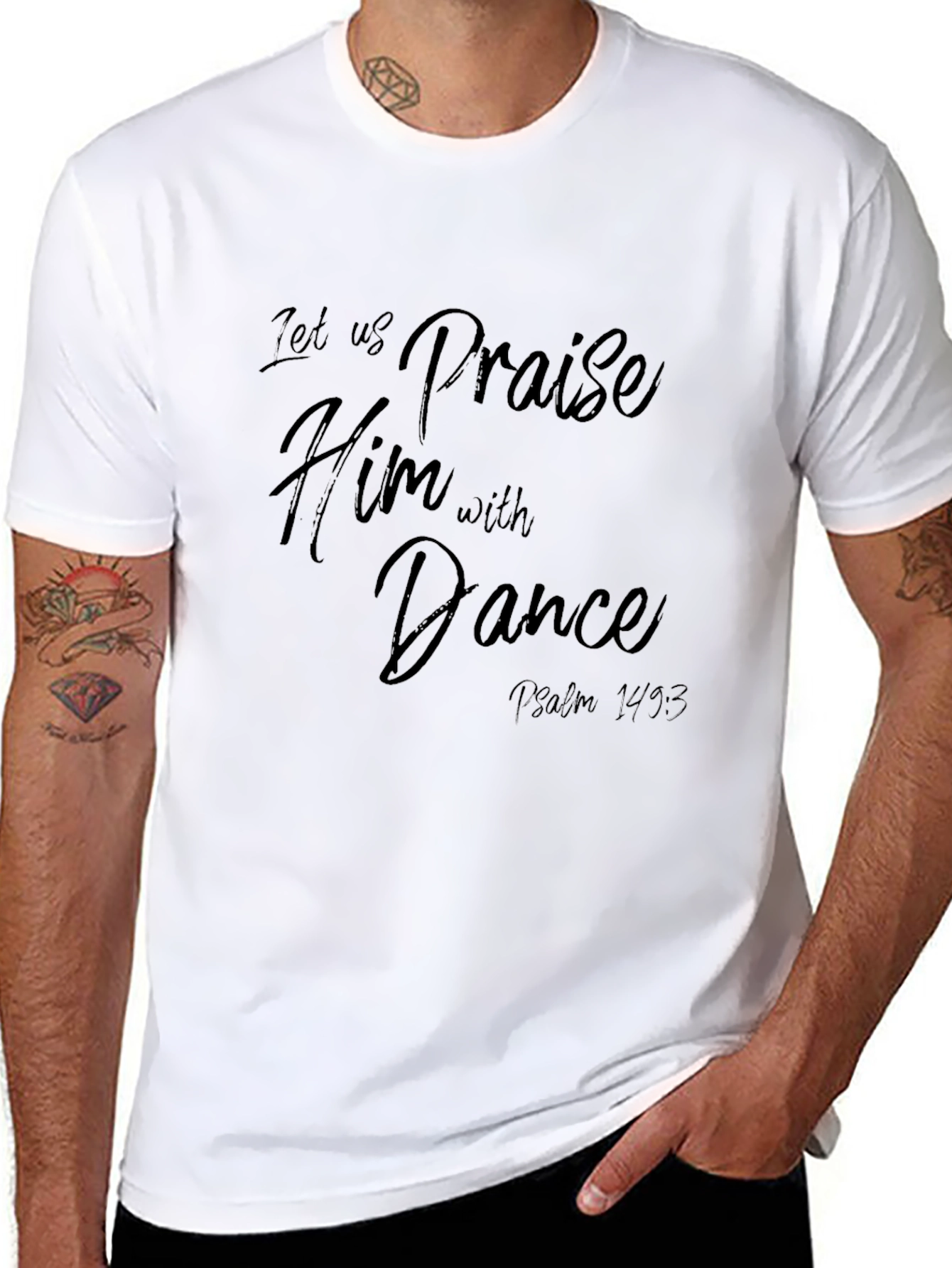 Praise Him with Dance T-Shirt - Christian Apparel