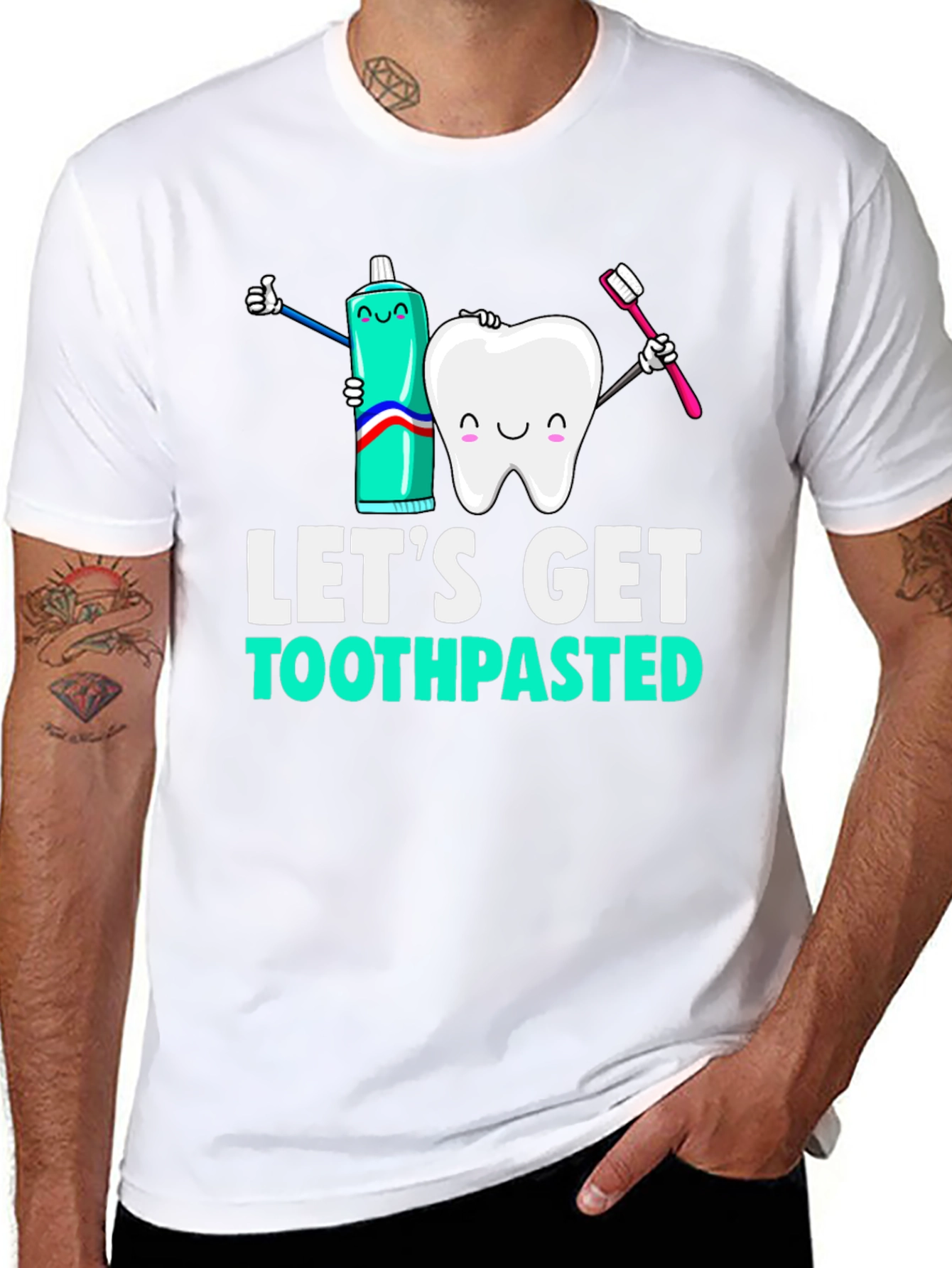 Lets Get Toothpasted Funny Dental T-Shirt