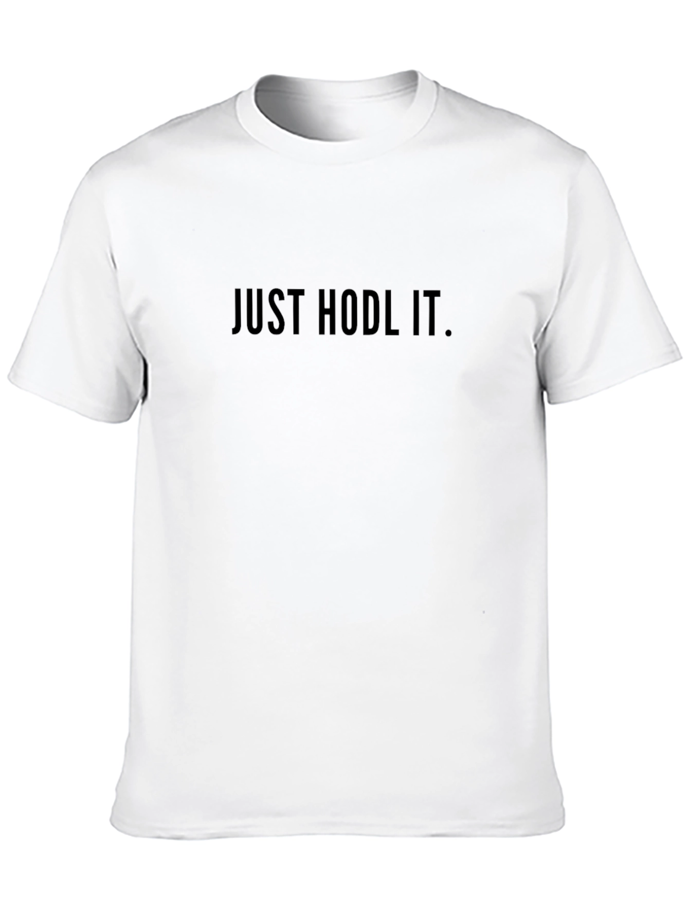 Just Hodl It Black T-Shirt