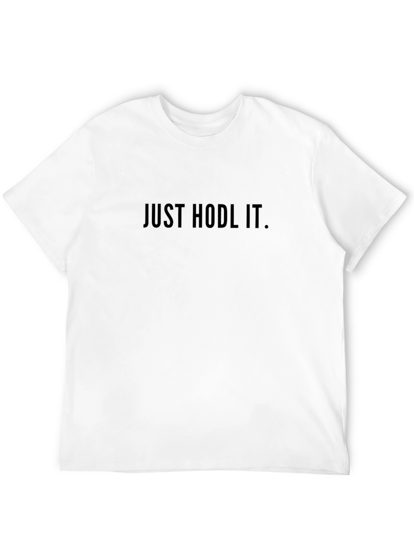 Just Hodl It Black T-Shirt