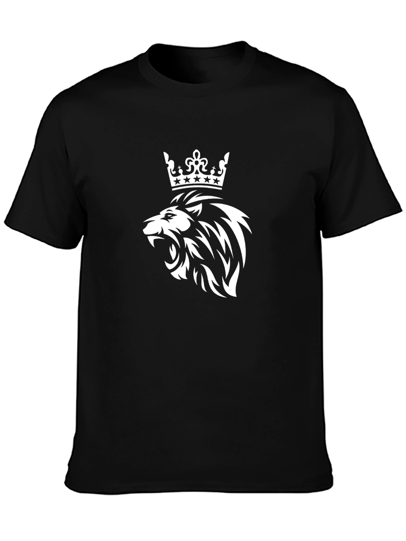 Lion King Graphic Tee - Black Cotton T-Shirt
