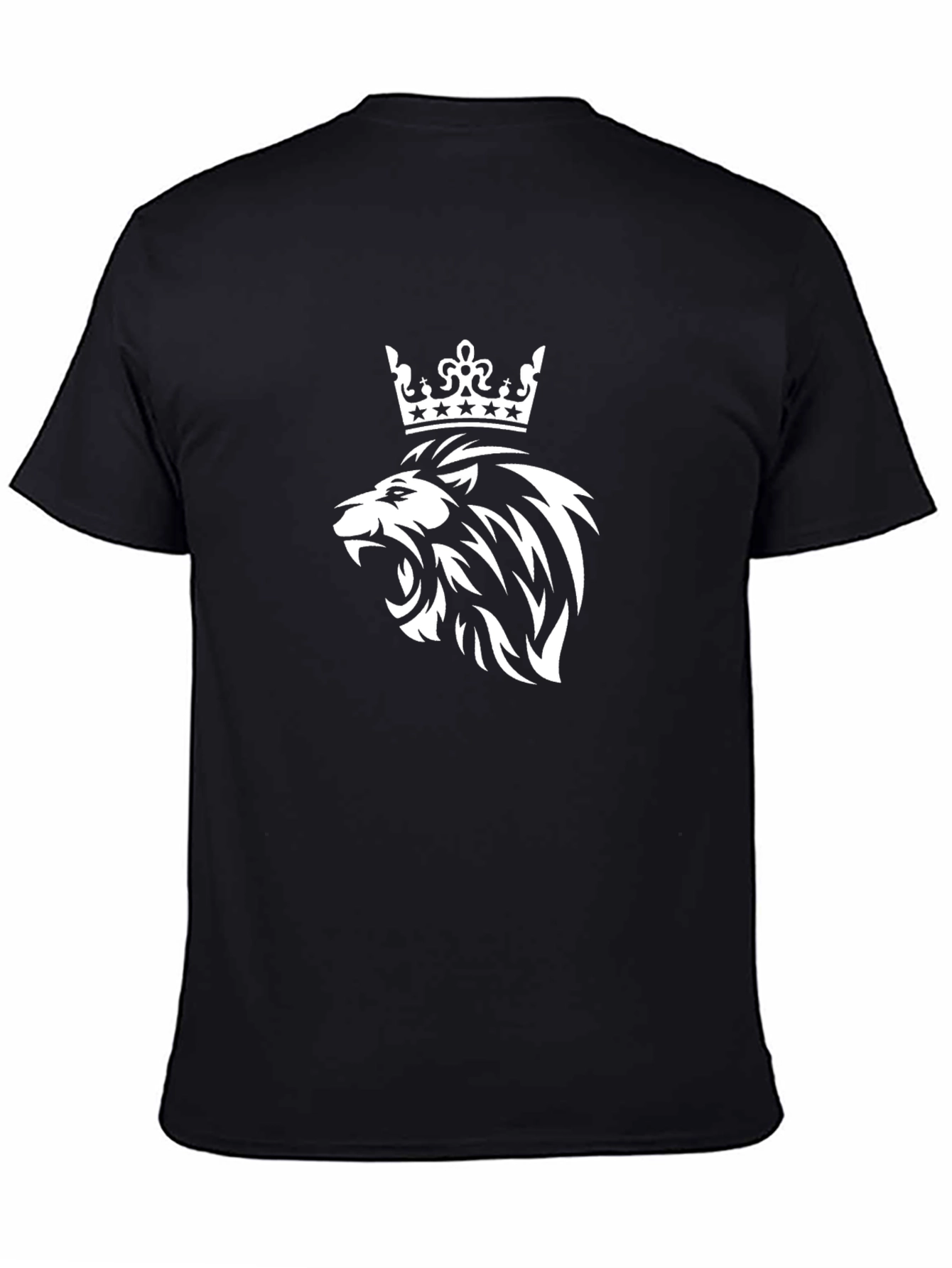 Lion King Graphic Tee - Black Cotton T-Shirt