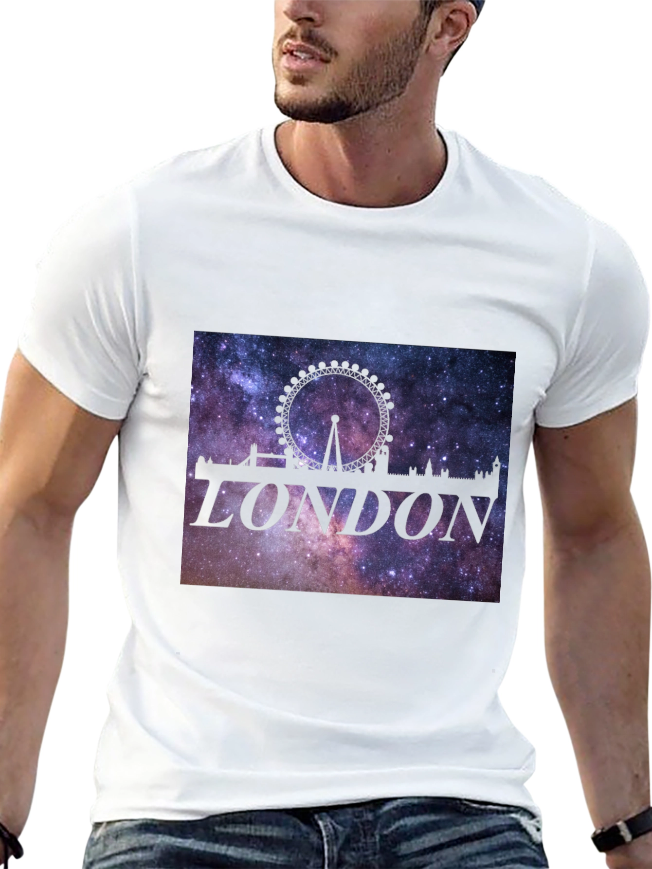 London Skyline Galaxy T-Shirt