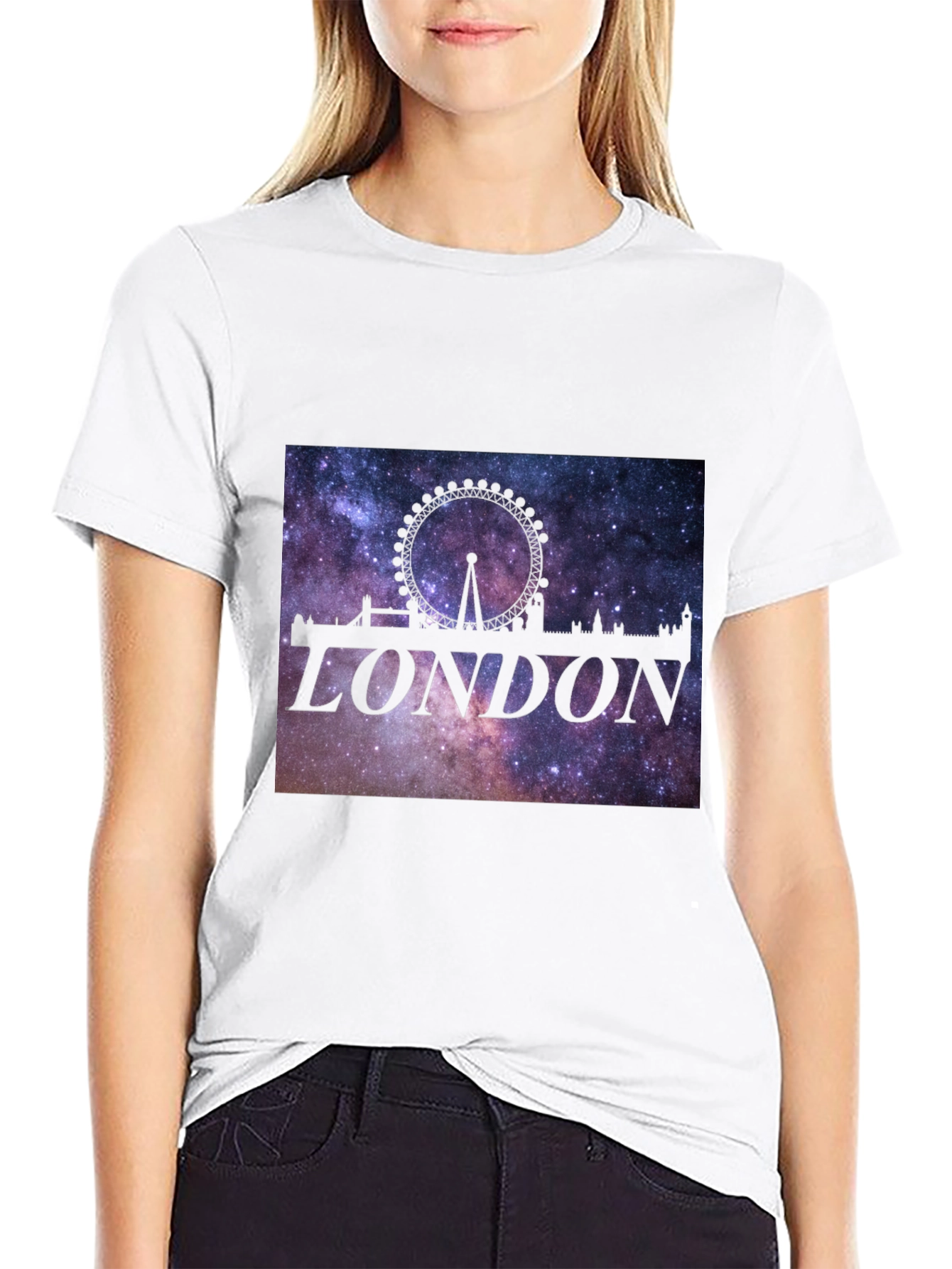 London Skyline Galaxy T-Shirt