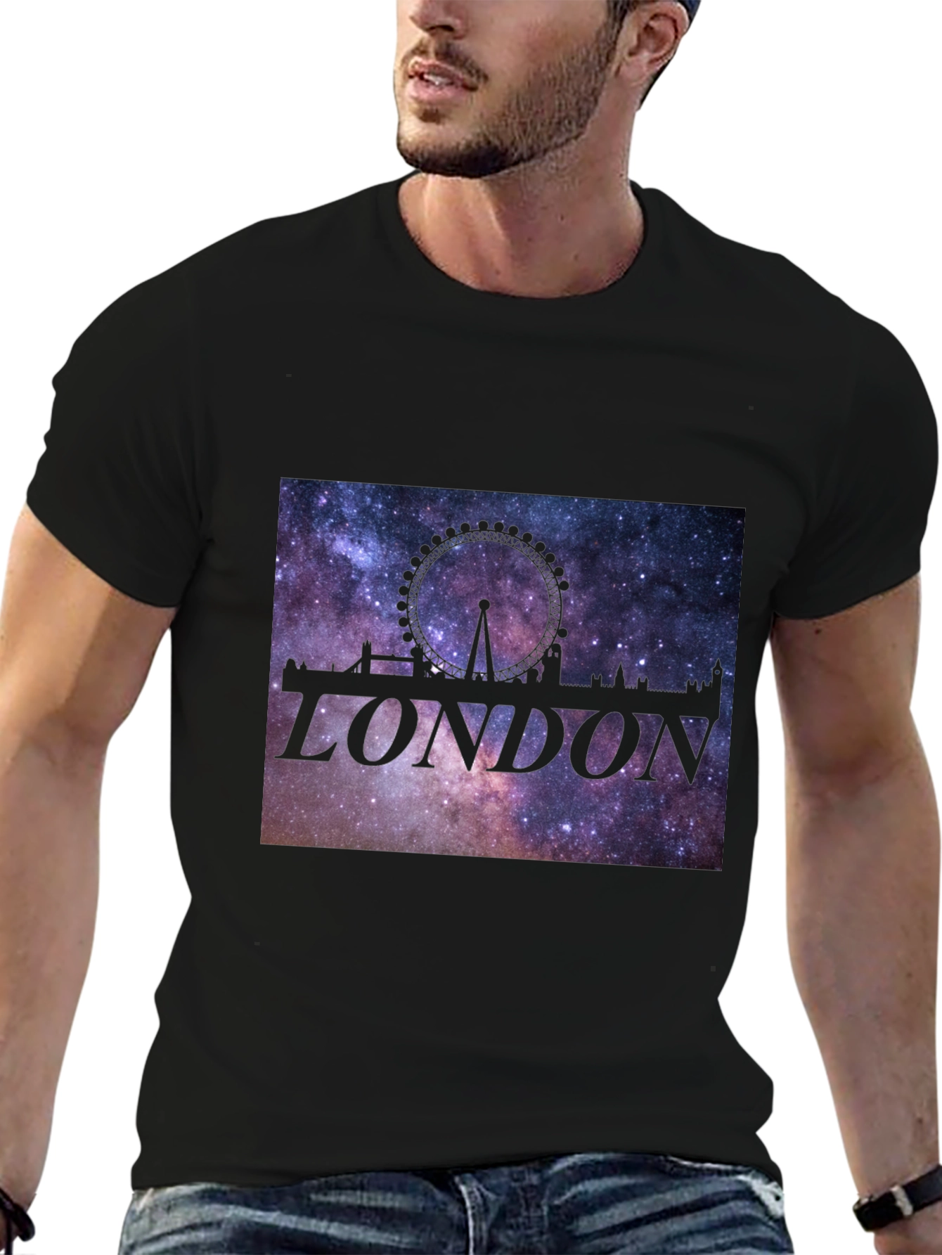 London Skyline Galaxy T-Shirt