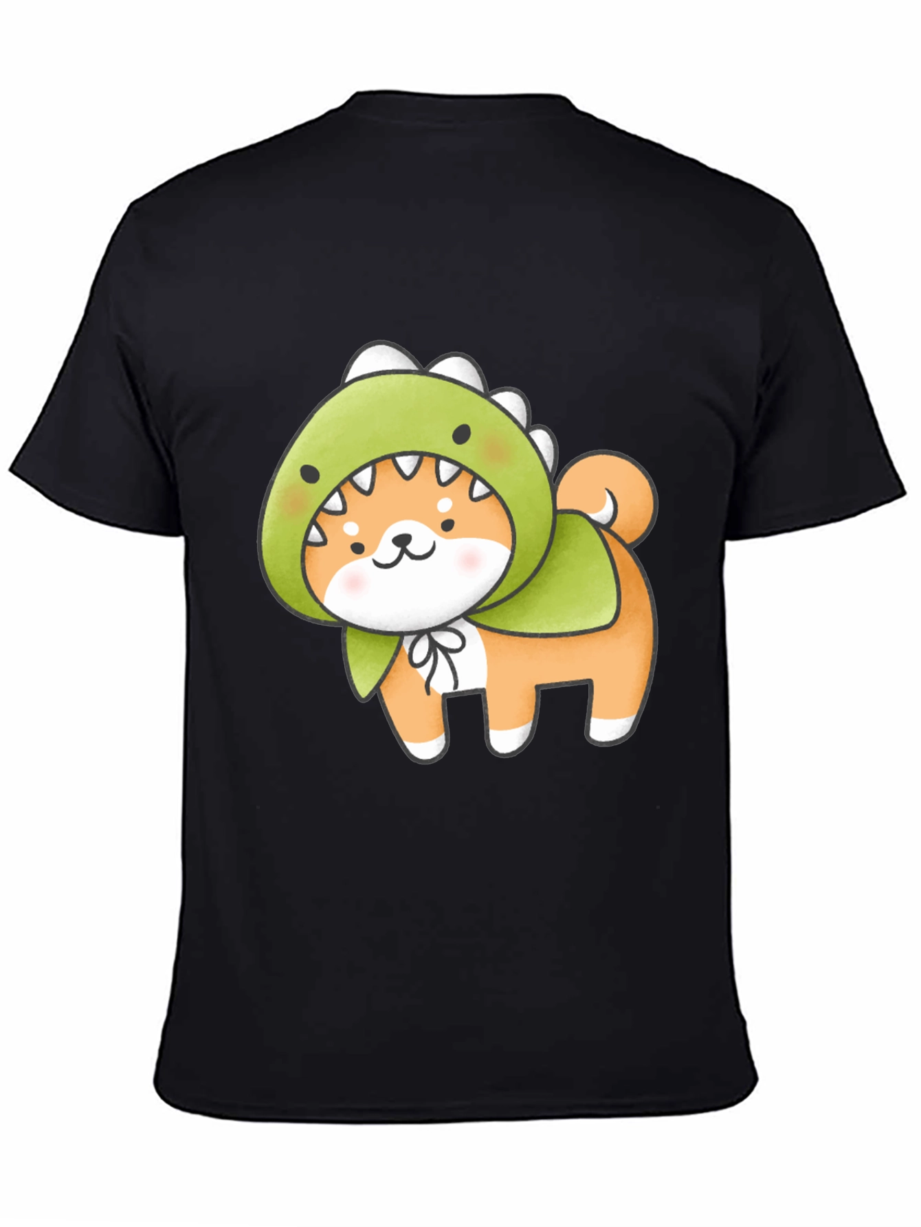 Dino Dog T-Shirt - Kawaii Shiba Inu