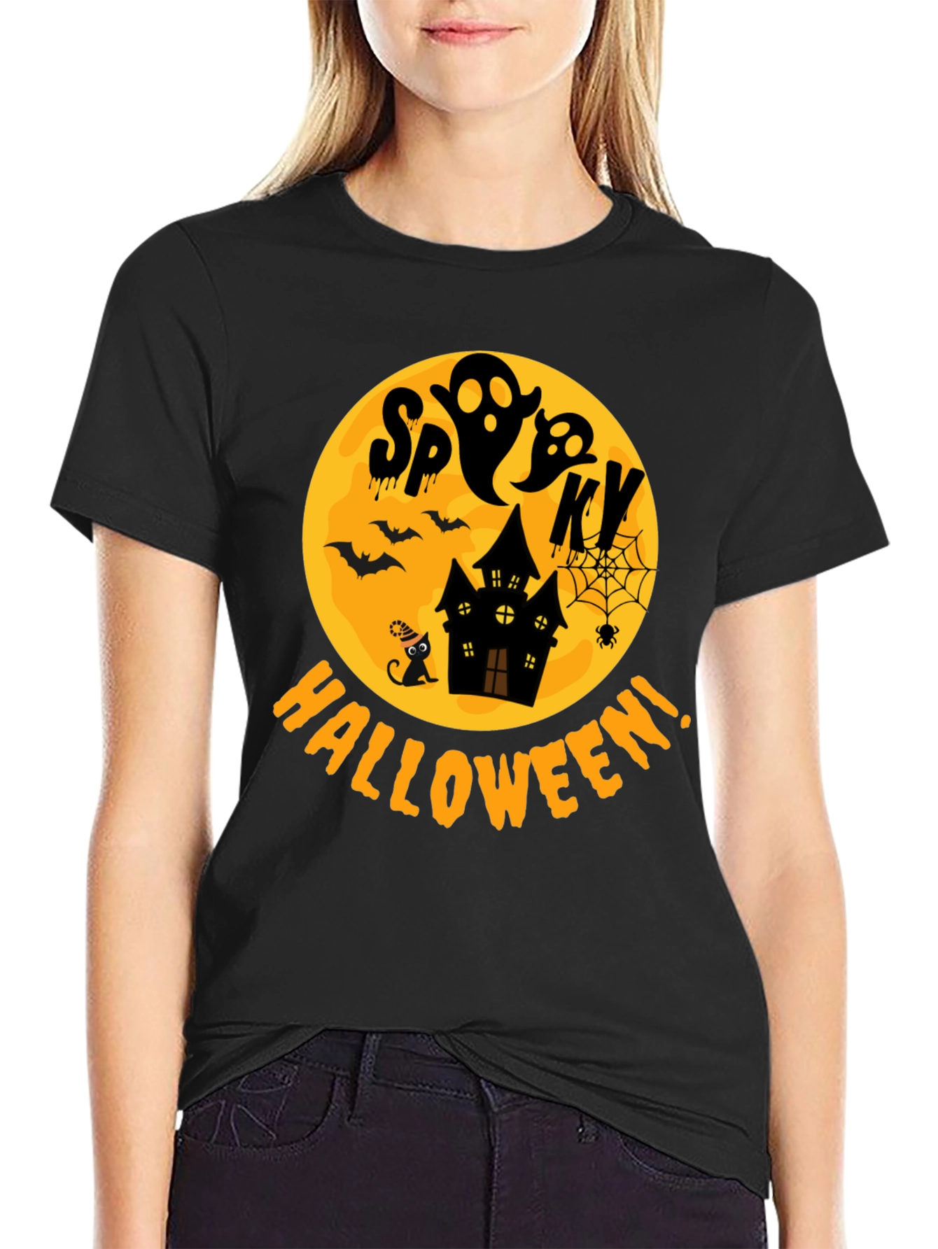 Spooky Halloween Graphic Tee