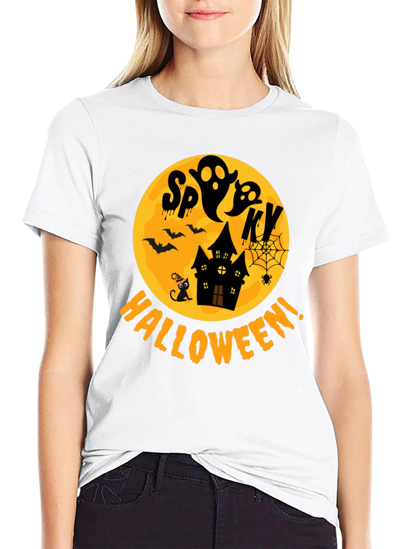 Spooky Halloween Graphic Tee