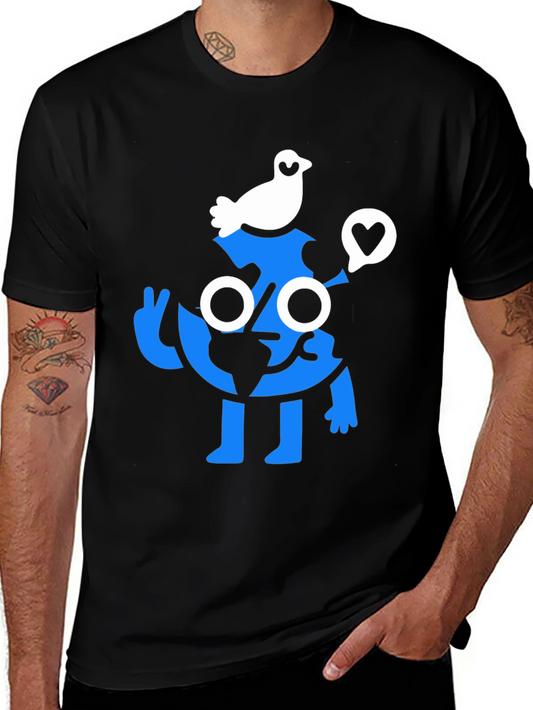 Peace Earth Graphic T-Shirt