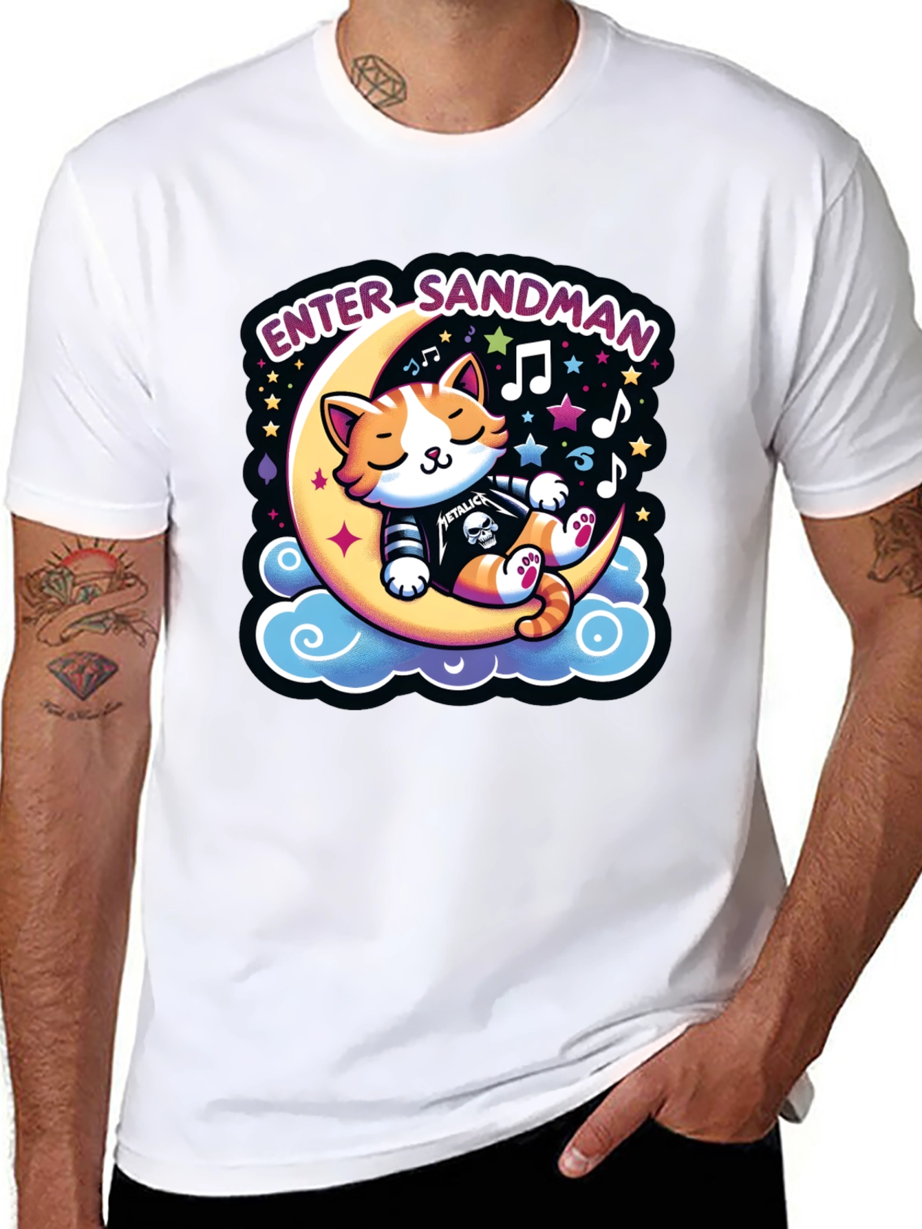 Enter Sandman Cat T-Shirt