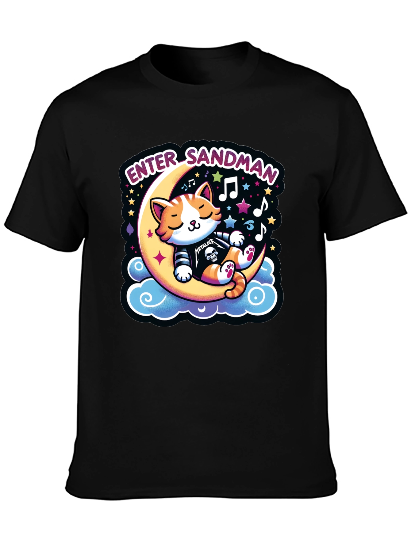 Enter Sandman Cat T-Shirt