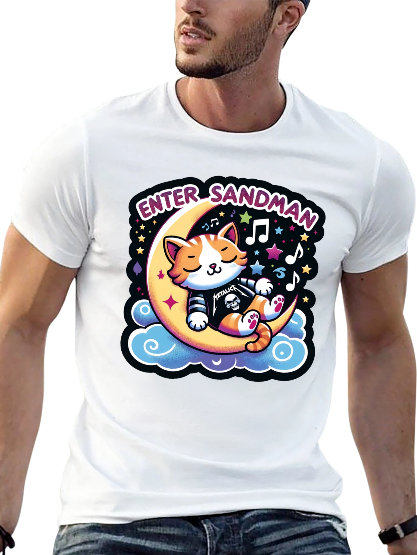 Enter Sandman Cat T-Shirt