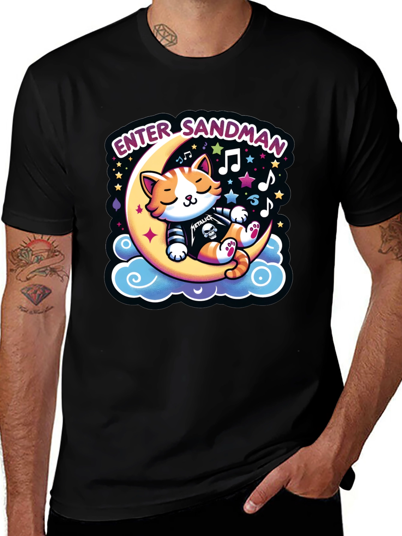 Enter Sandman Cat T-Shirt