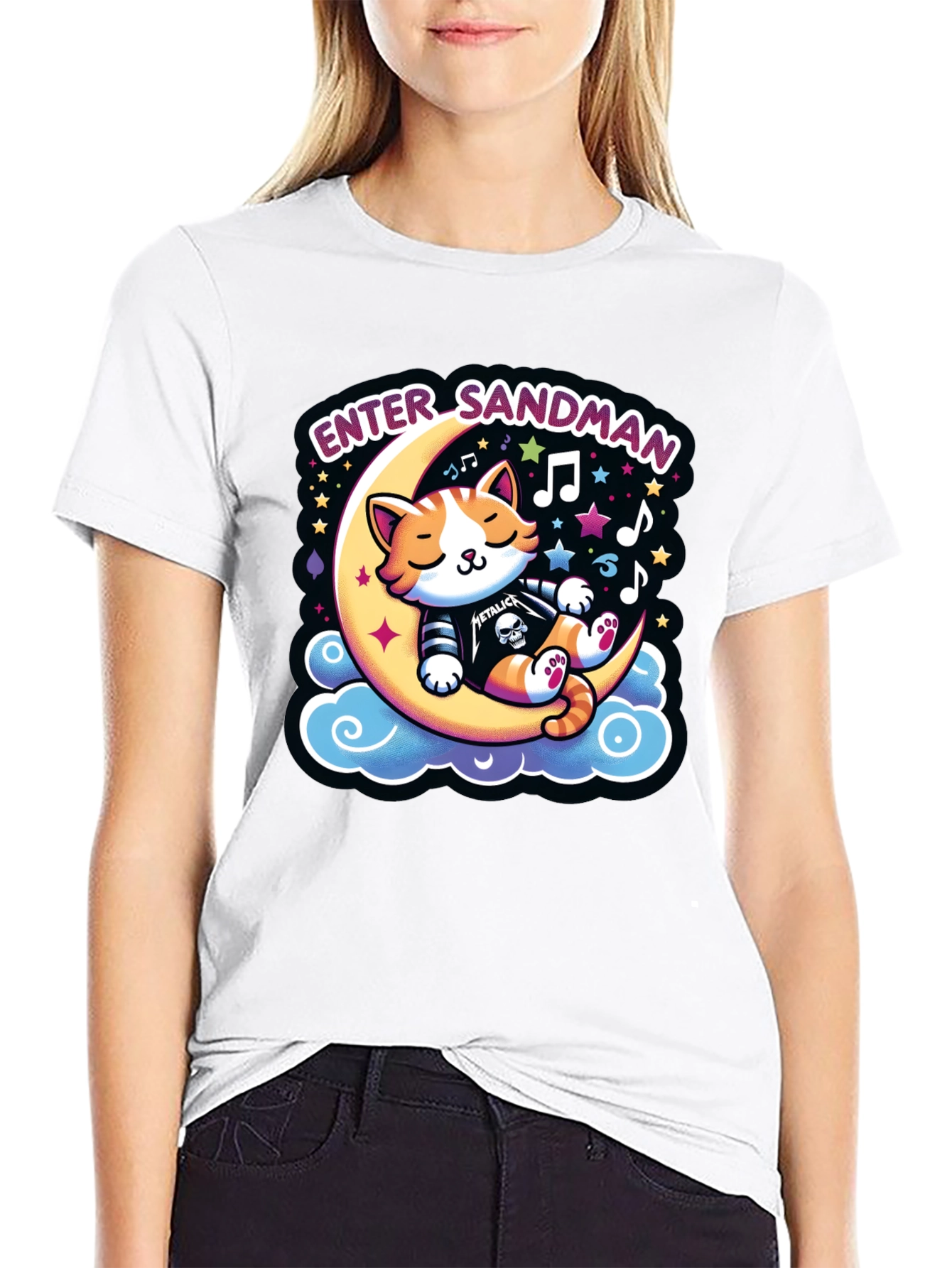 Enter Sandman Cat T-Shirt