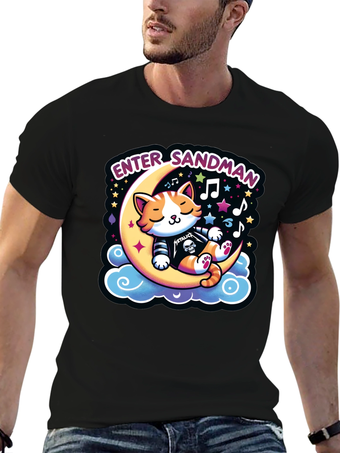 Enter Sandman Cat T-Shirt