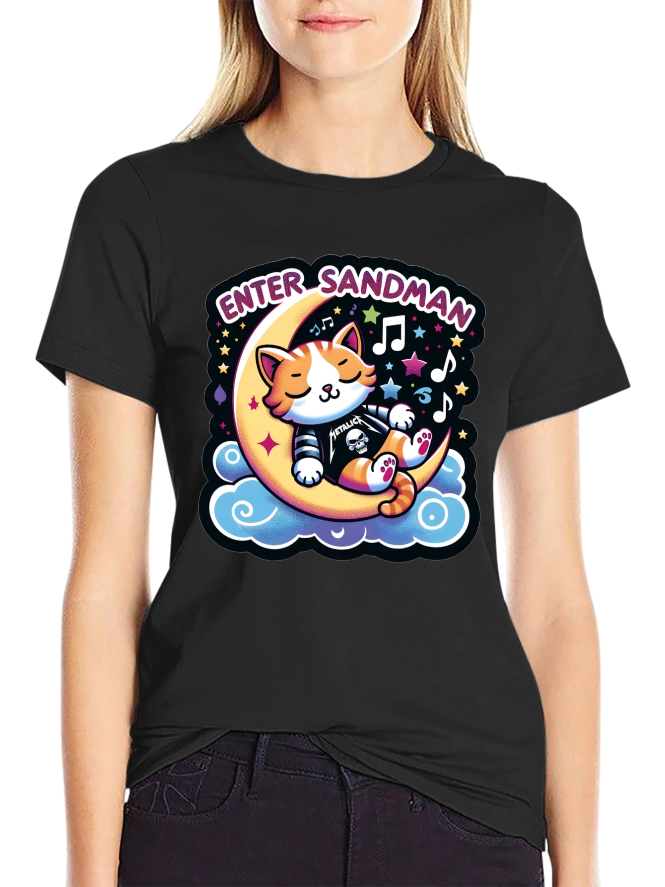 Enter Sandman Cat T-Shirt