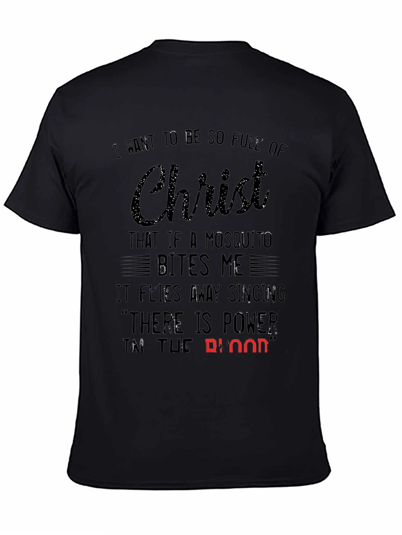 Christ Mosquito T-Shirt: Christian Humor Graphic Tee