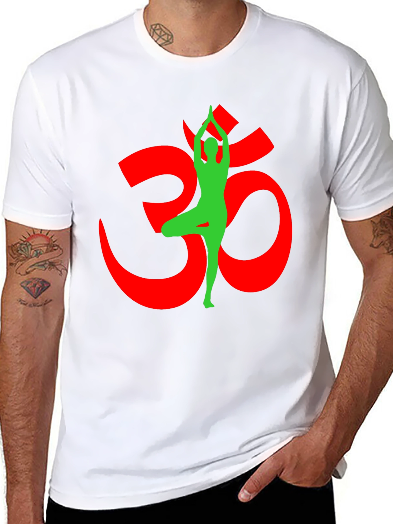 Yoga Om Symbol Black T-Shirt