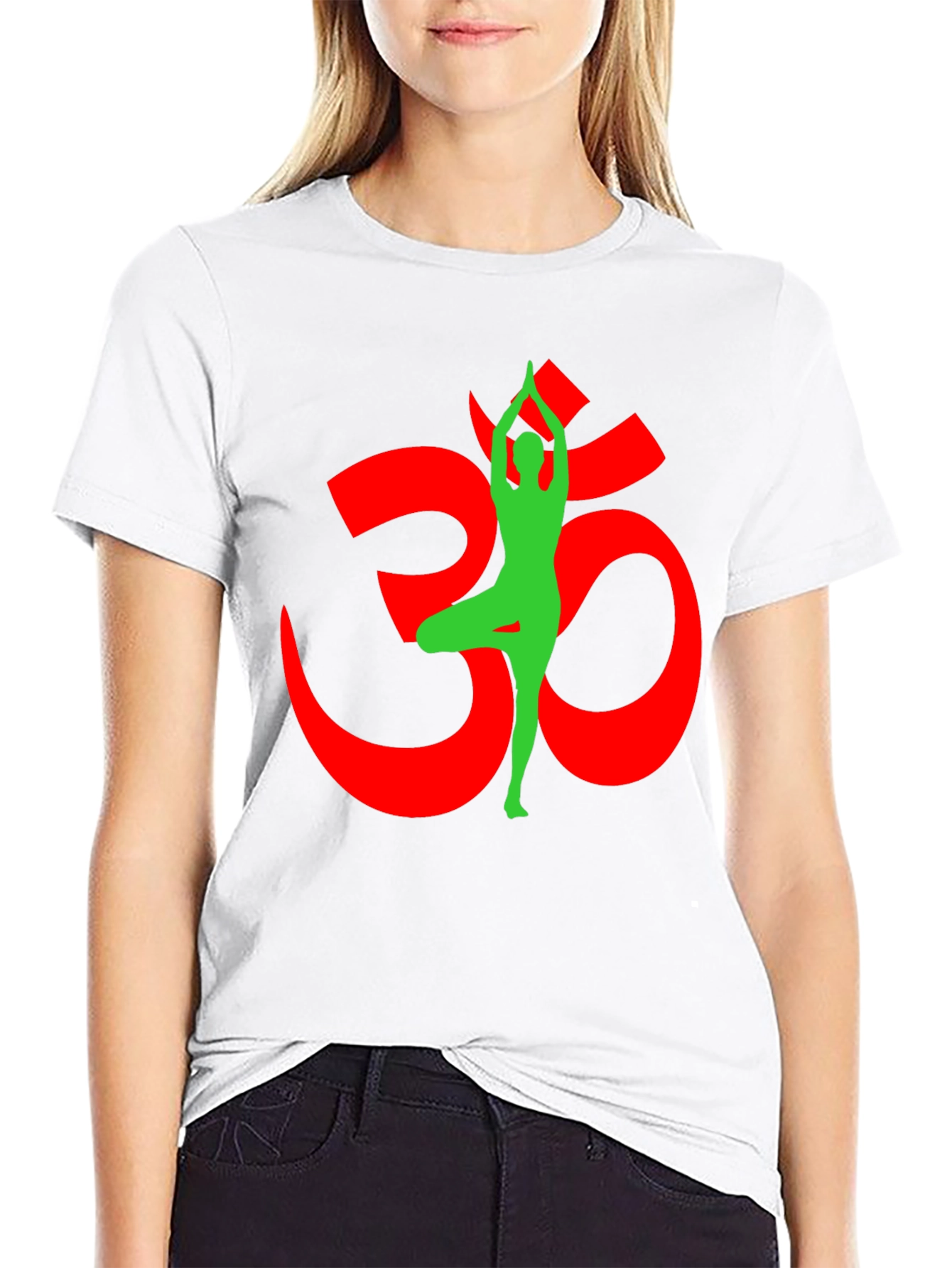 Yoga Om Symbol Black T-Shirt
