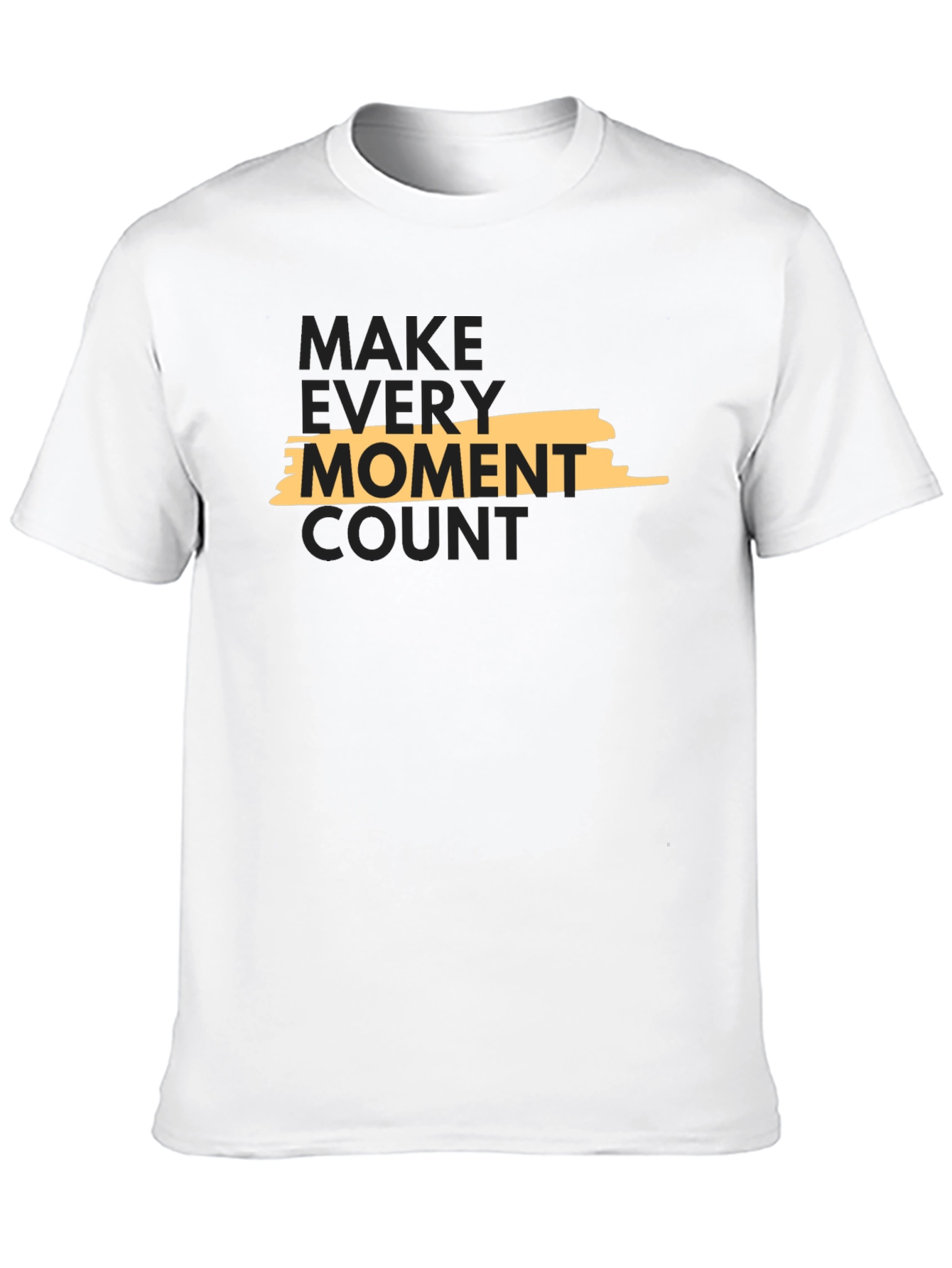 Make Every Moment Count Black T-Shirt