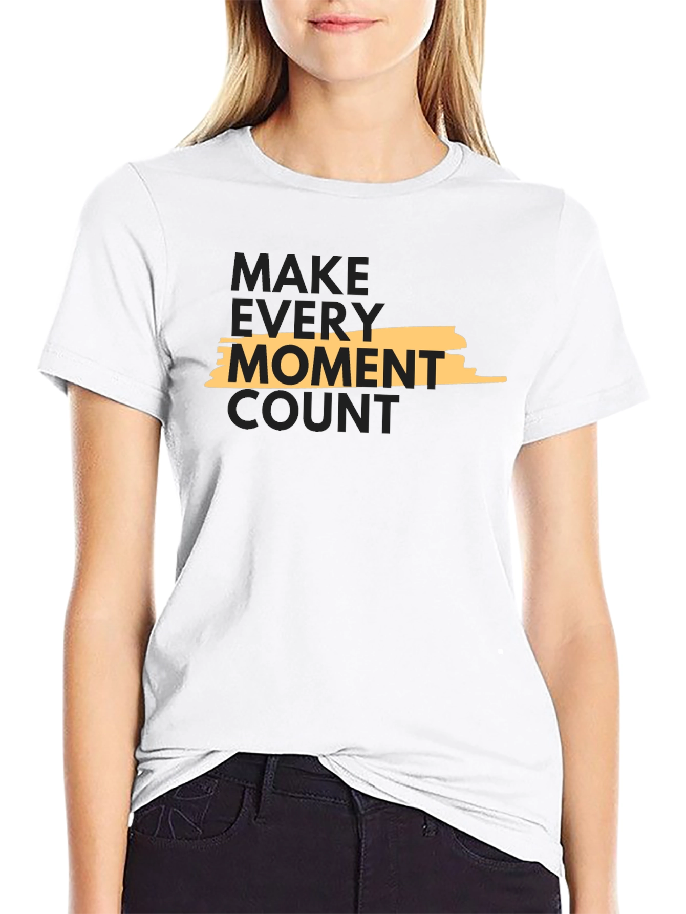 Make Every Moment Count Black T-Shirt