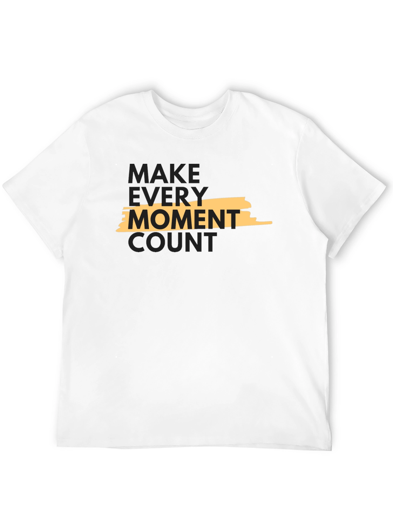 Make Every Moment Count Black T-Shirt