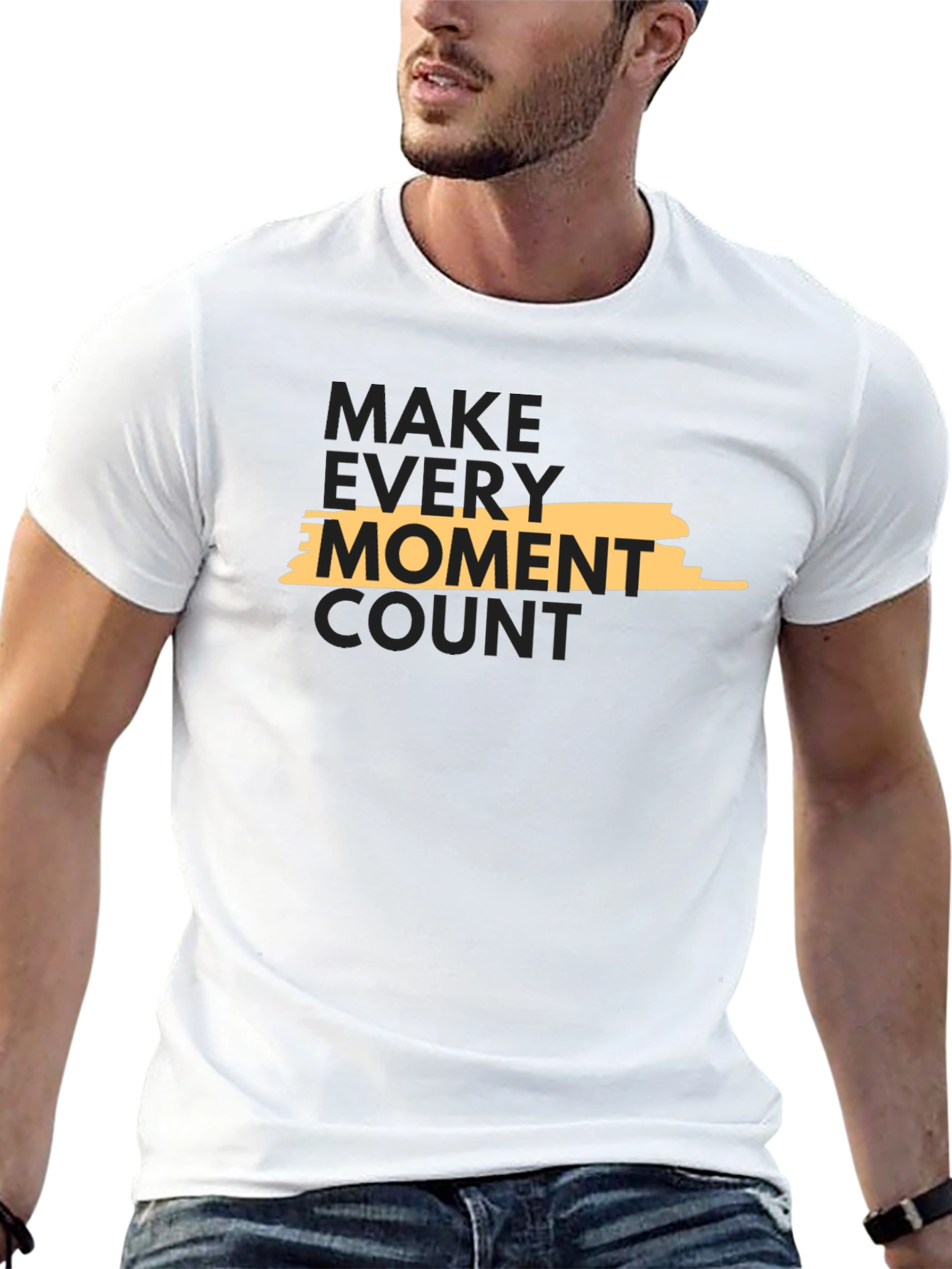 Make Every Moment Count Black T-Shirt