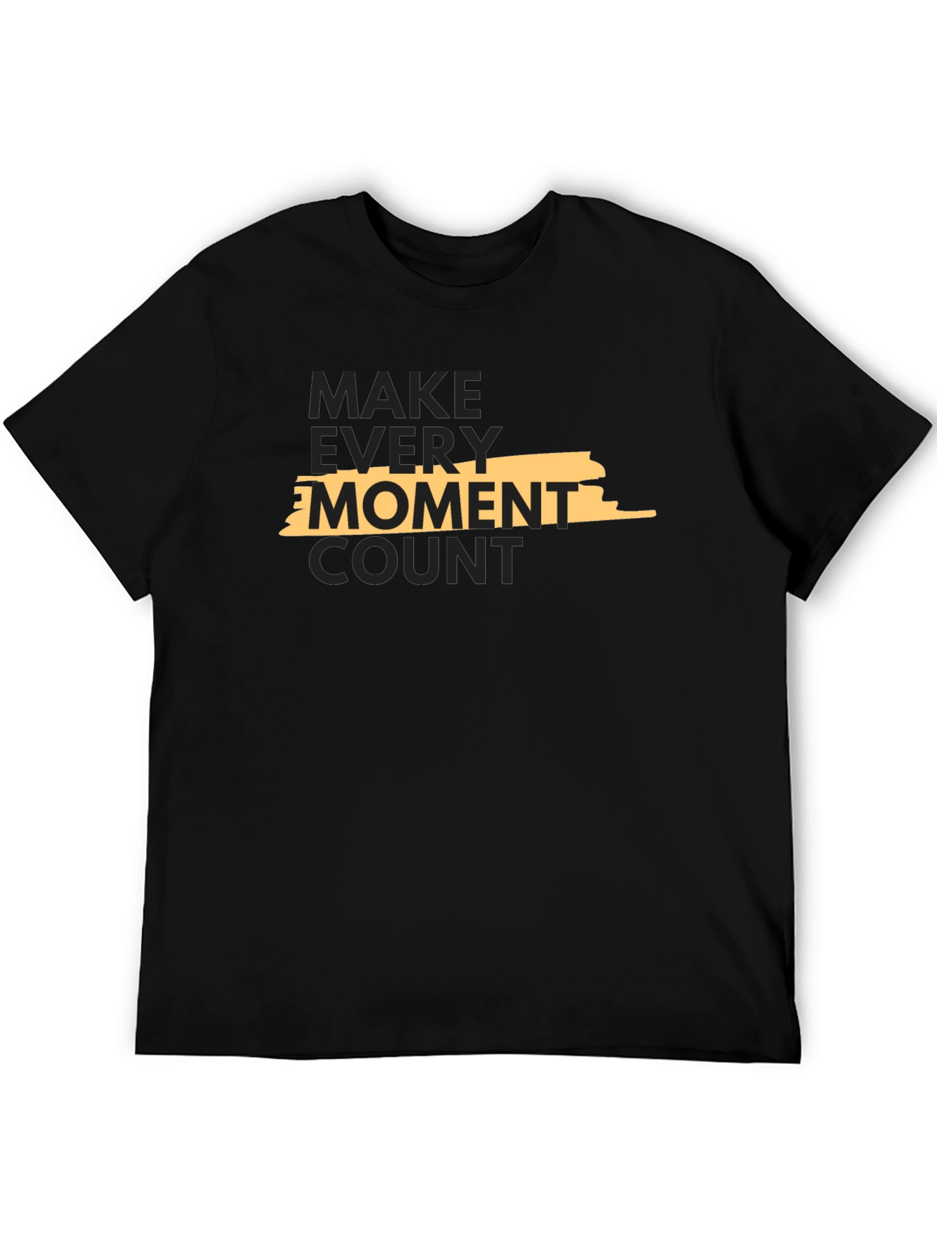 Make Every Moment Count Black T-Shirt