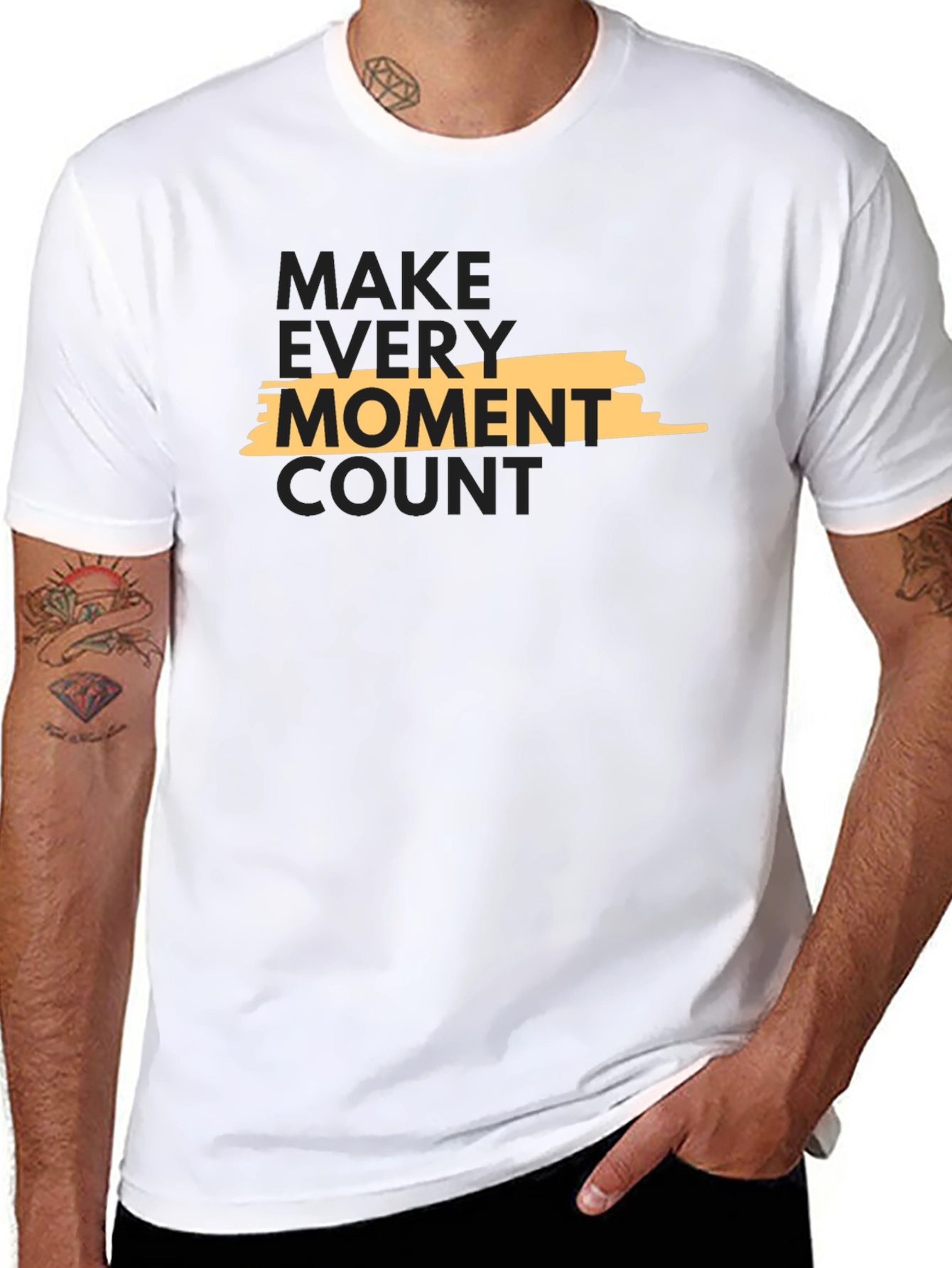 Make Every Moment Count Black T-Shirt