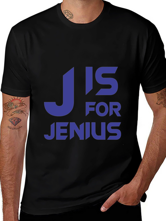 J Is For Jenius Funny T-Shirt