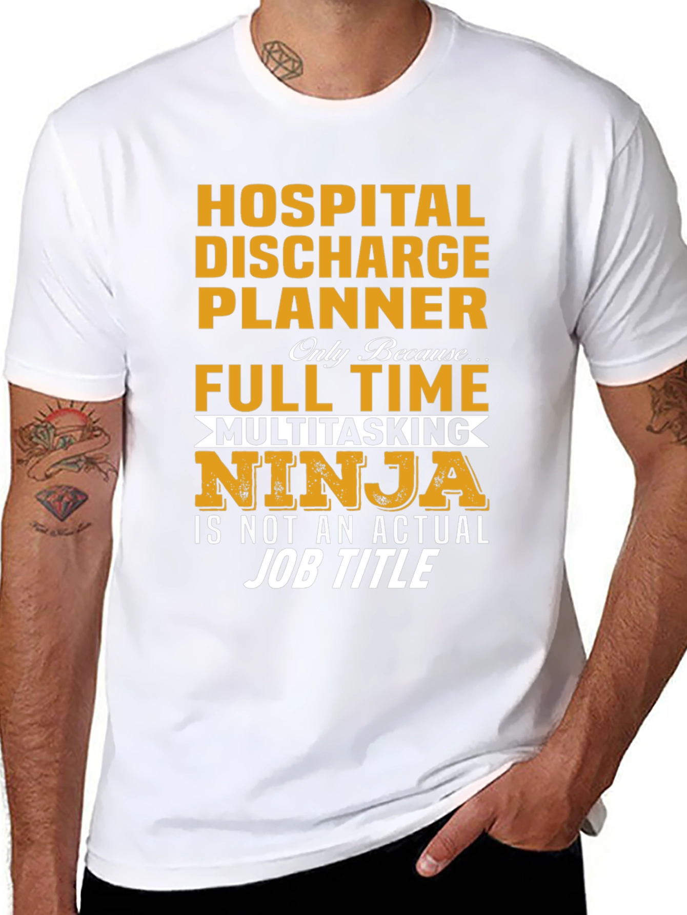 Hospital Discharge Planner Ninja T-Shirt
