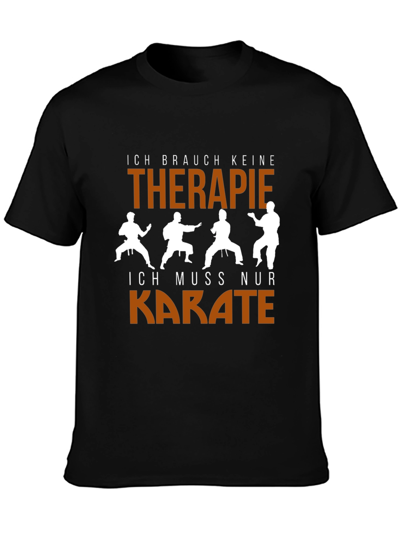 Karate Therapy Graphic T-Shirt - Black
