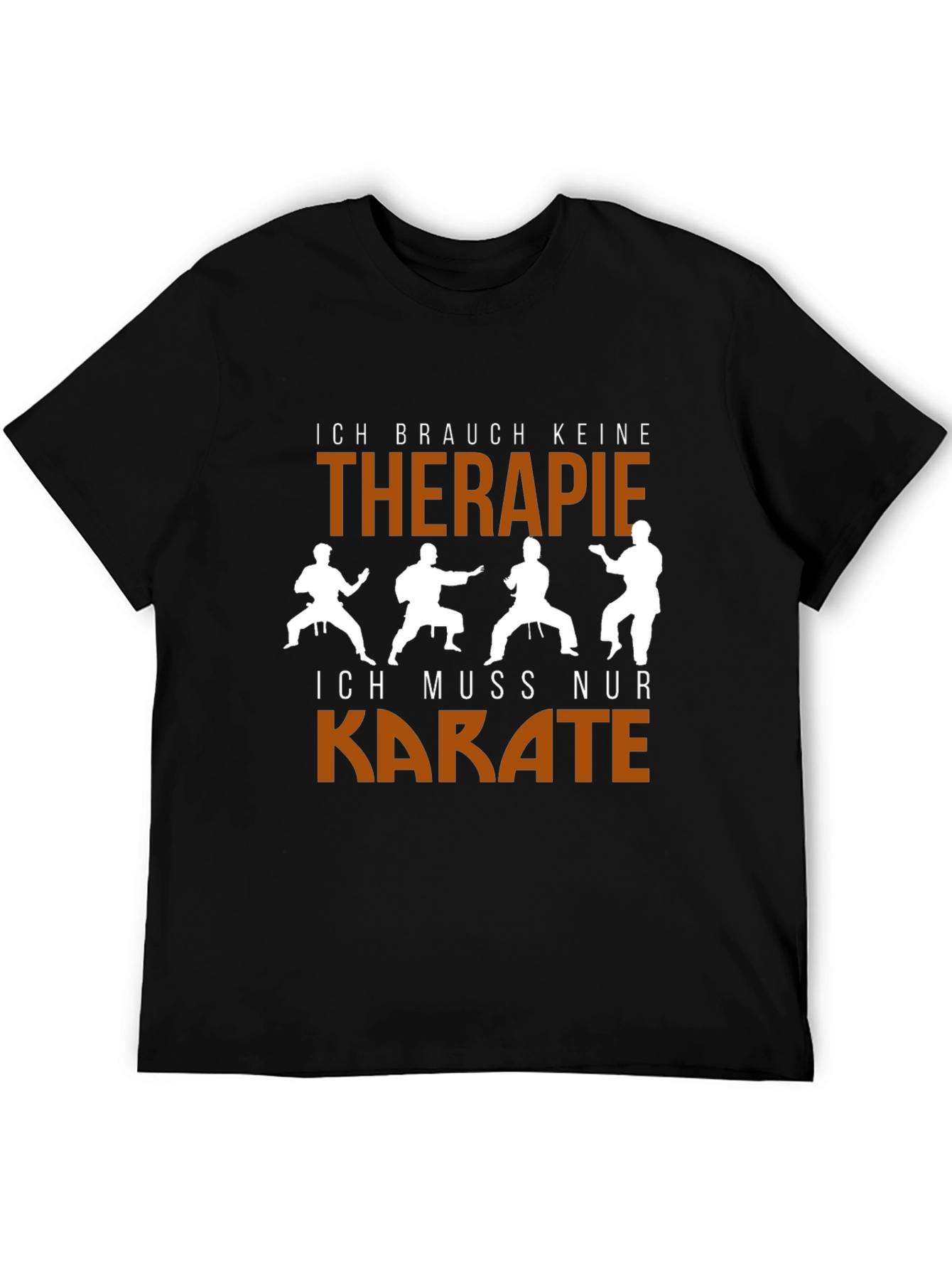 Karate Therapy Graphic T-Shirt - Black