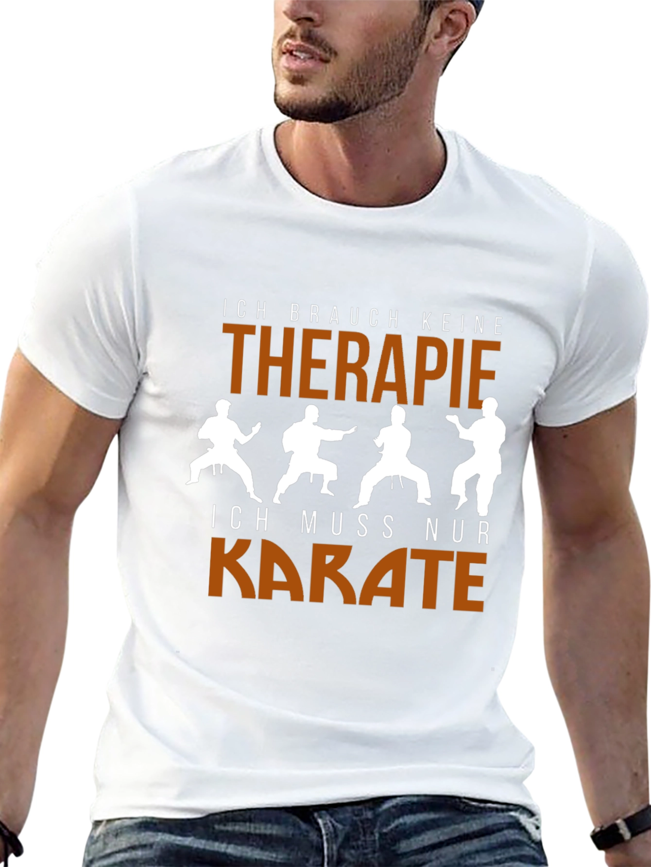 Karate Therapy Graphic T-Shirt - Black