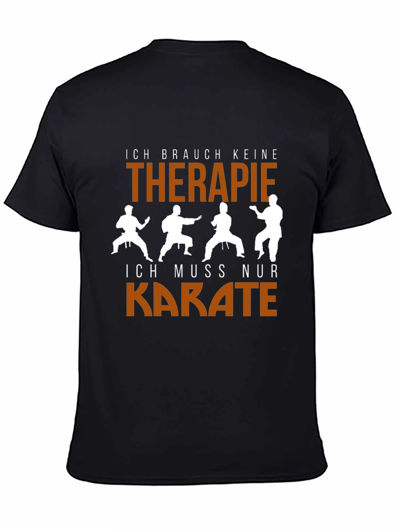 Karate Therapy Graphic T-Shirt - Black