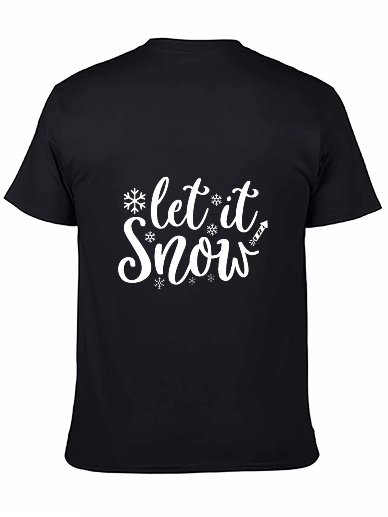 Let it Snow Graphic Tee - Holiday Winter T-Shirt
