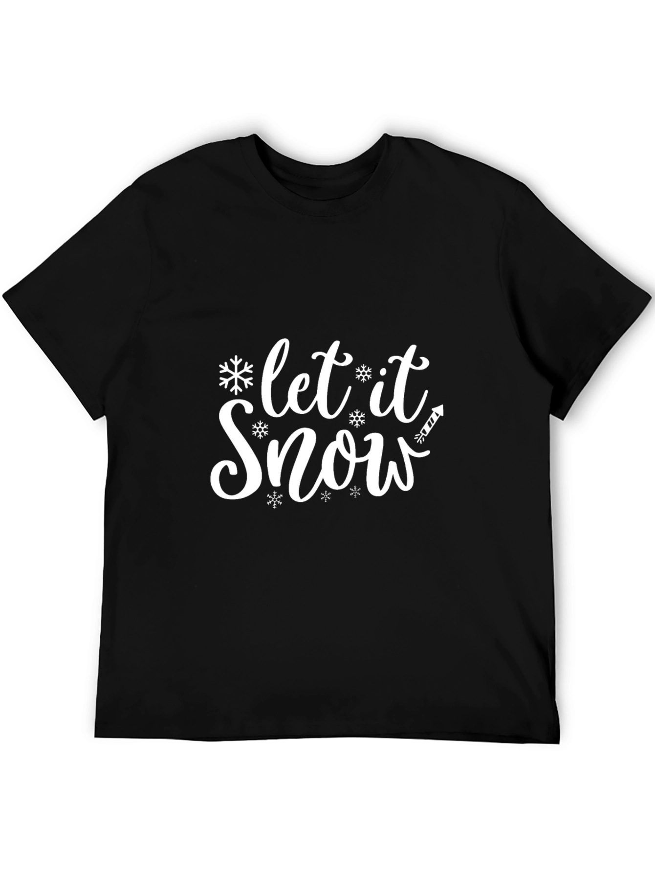 Let it Snow Graphic Tee - Holiday Winter T-Shirt