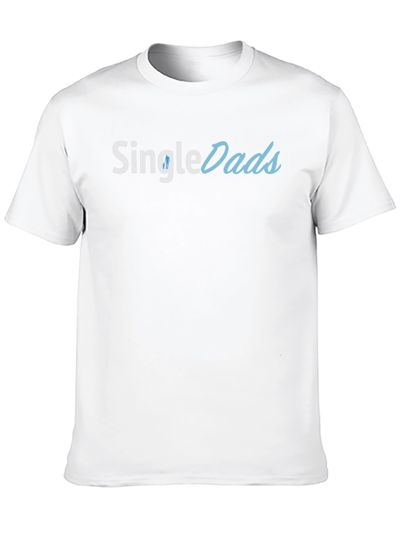 Single Dads Graphic Tee - Black Cotton T-Shirt