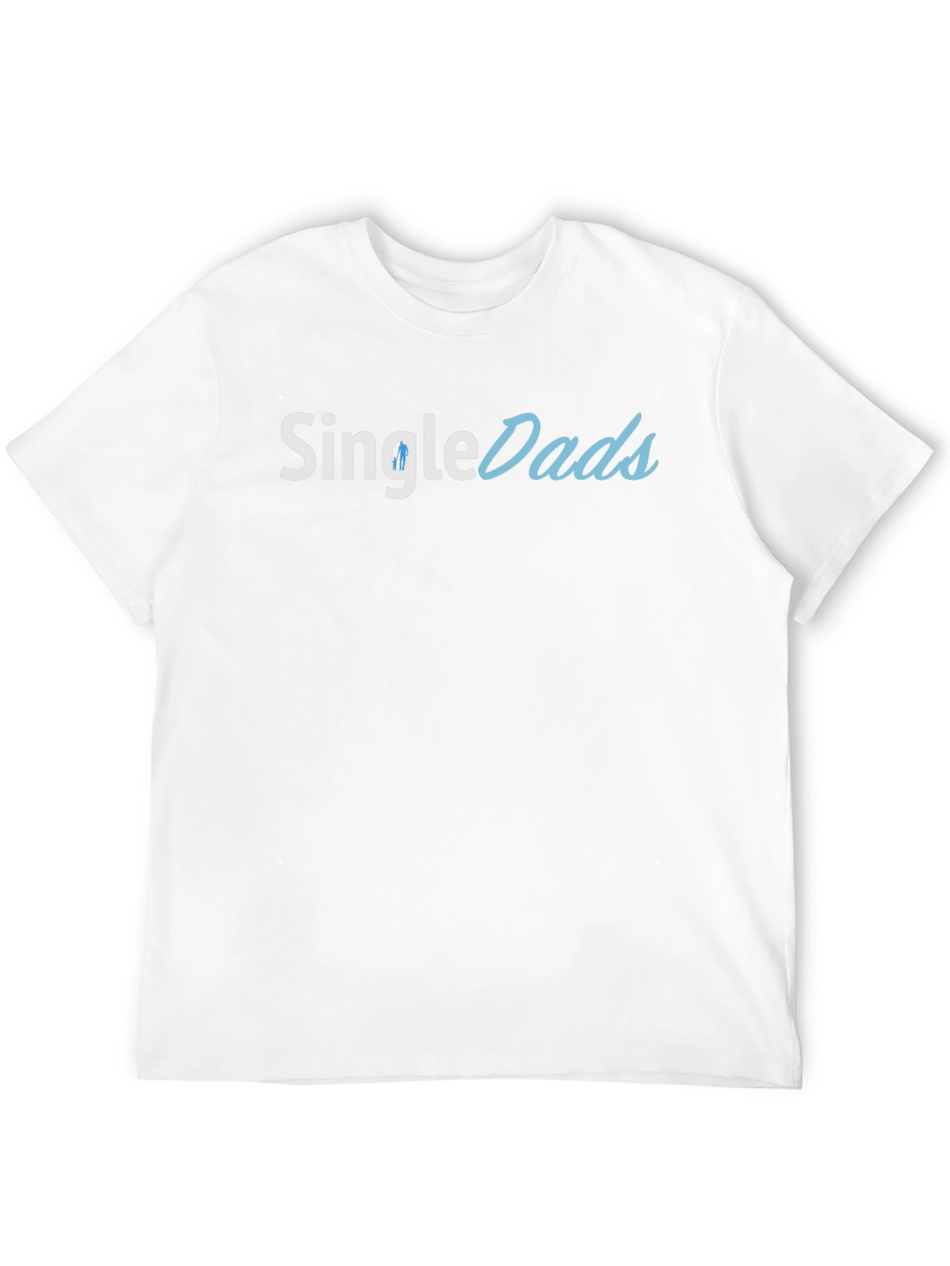 Single Dads Graphic Tee - Black Cotton T-Shirt