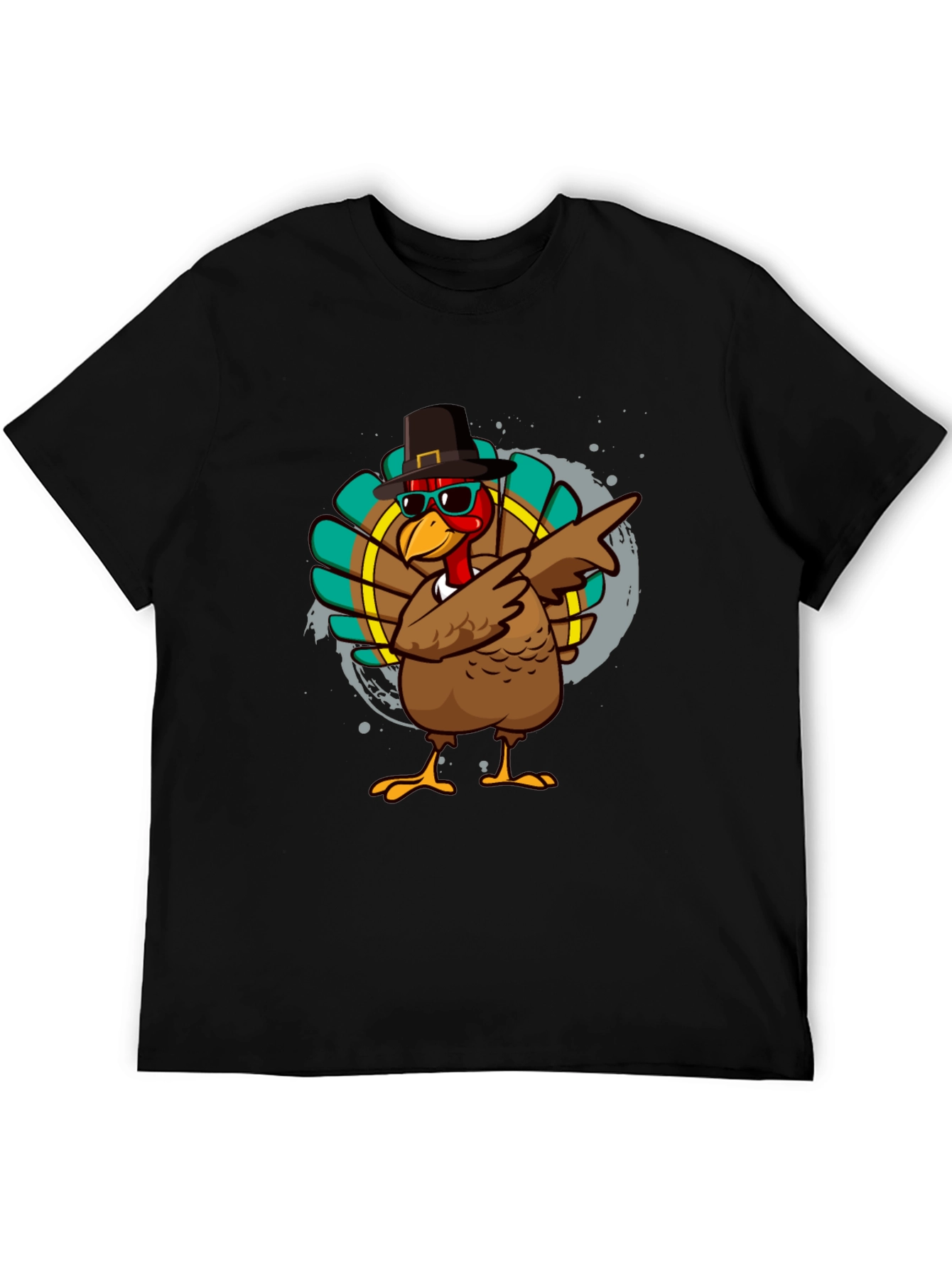 Funny Thanksgiving Turkey Dab T-Shirt