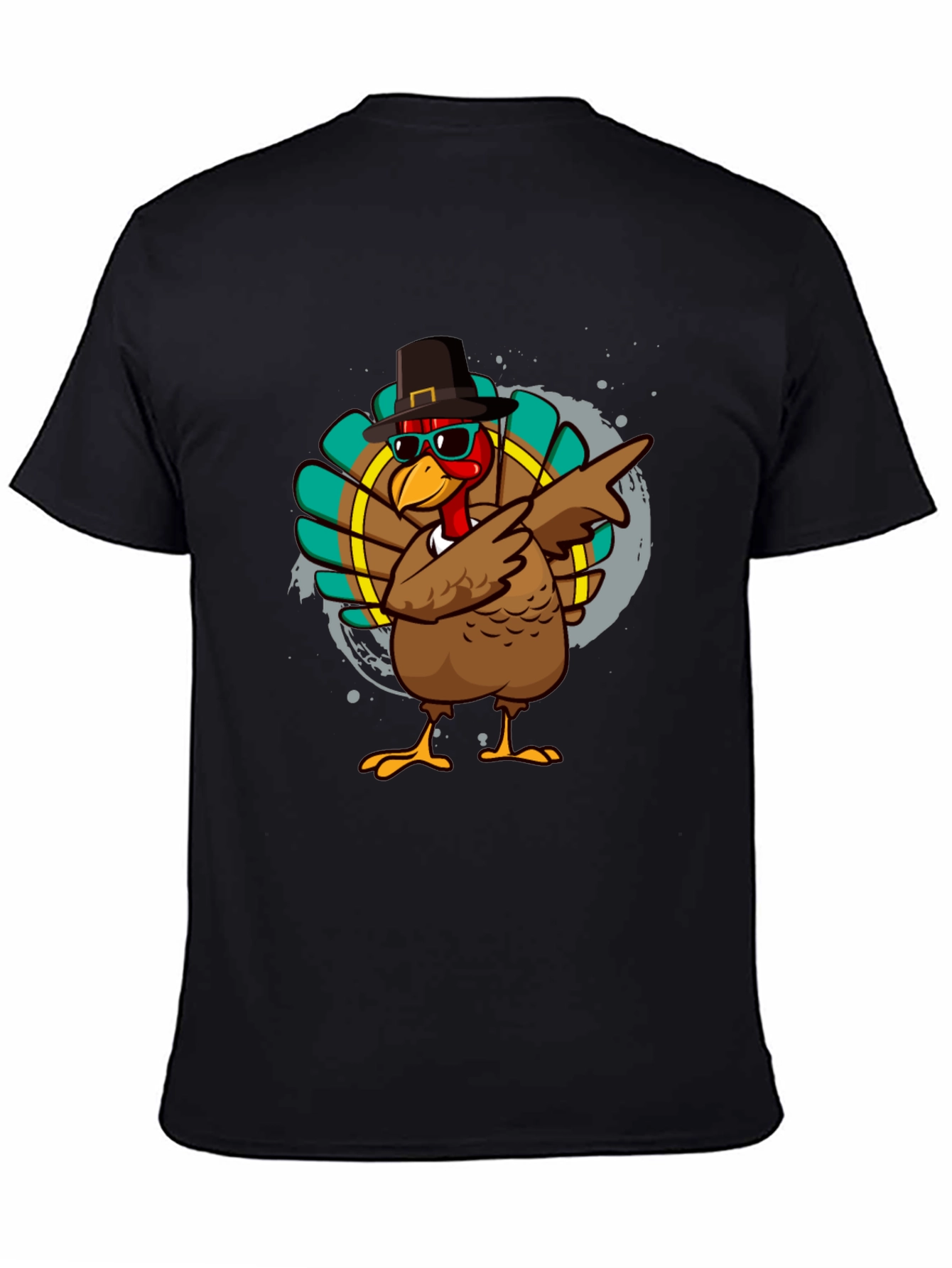 Funny Thanksgiving Turkey Dab T-Shirt