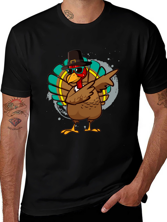 Funny Thanksgiving Turkey Dab T-Shirt