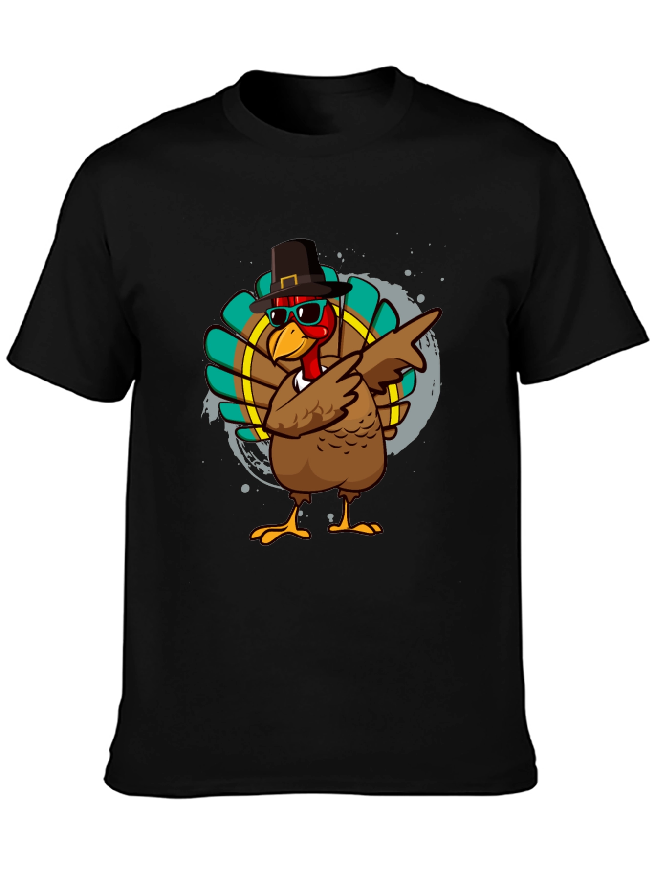 Funny Thanksgiving Turkey Dab T-Shirt