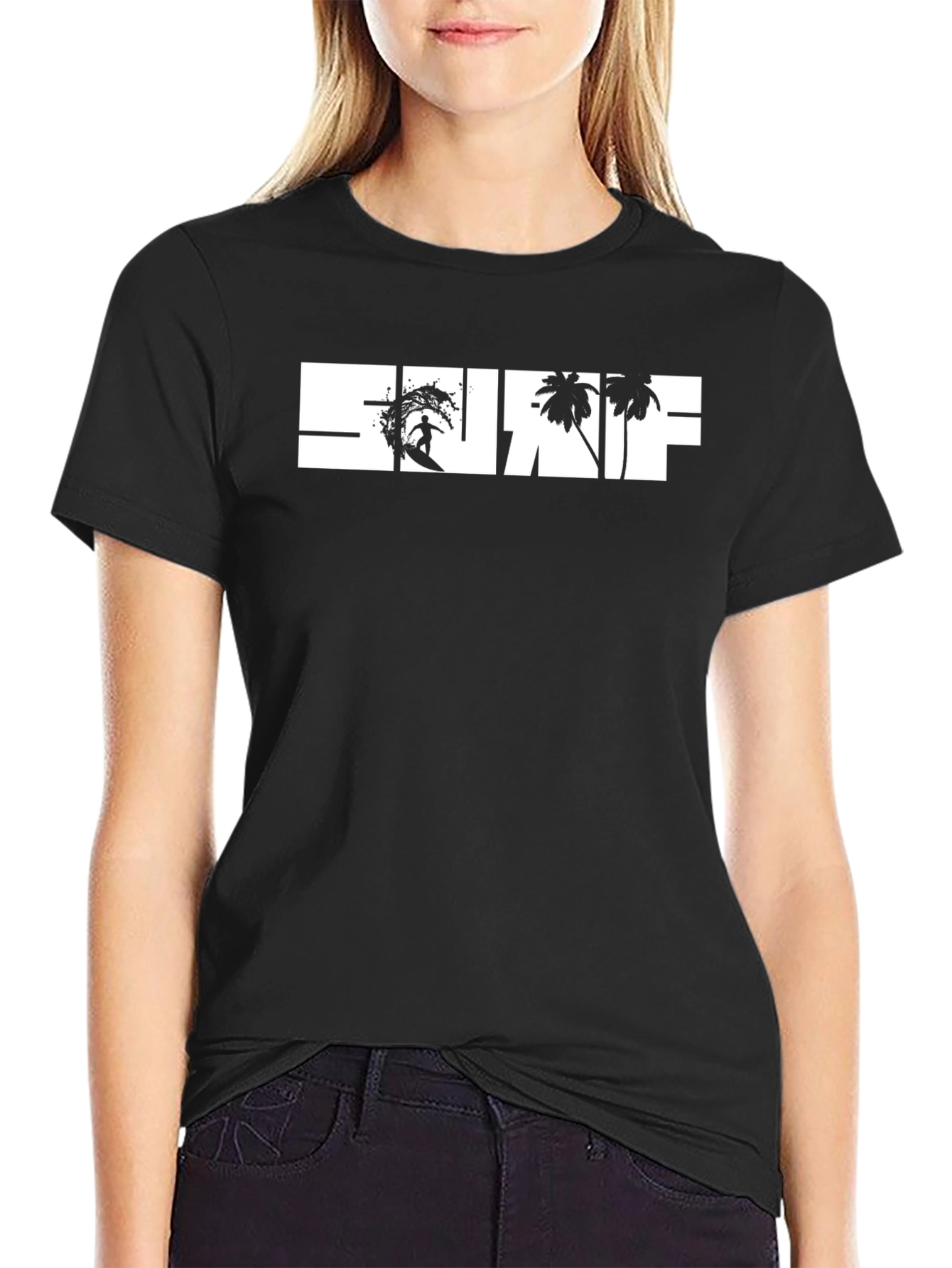 Surf Graphic Tee - Black