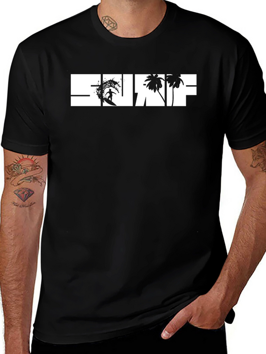 Surf Graphic Tee - Black