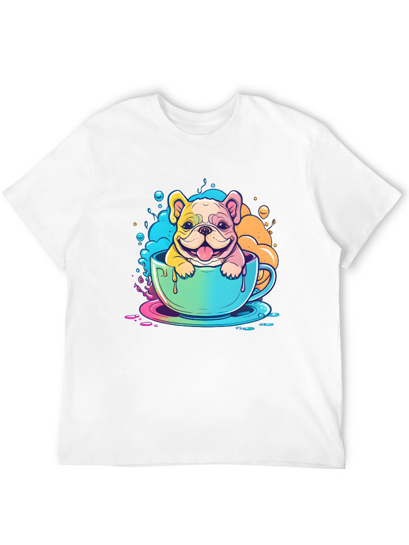 Dog in Cup T-Shirt - Cute Graphic Tee