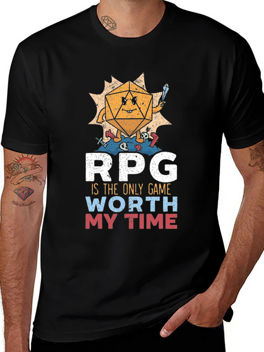 RPG Dice Game T-Shirt - Worth My Time