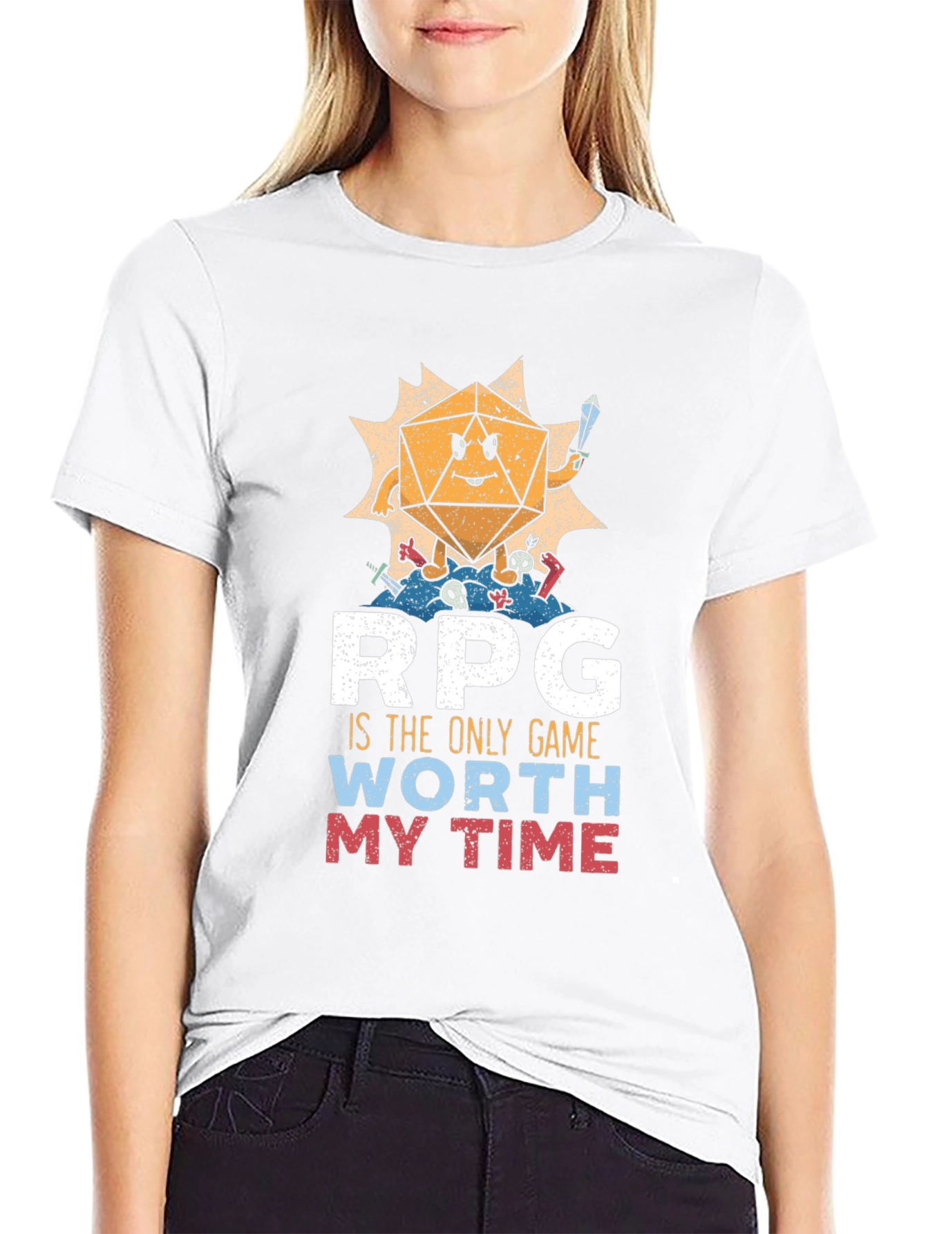 RPG Dice Game T-Shirt - Worth My Time