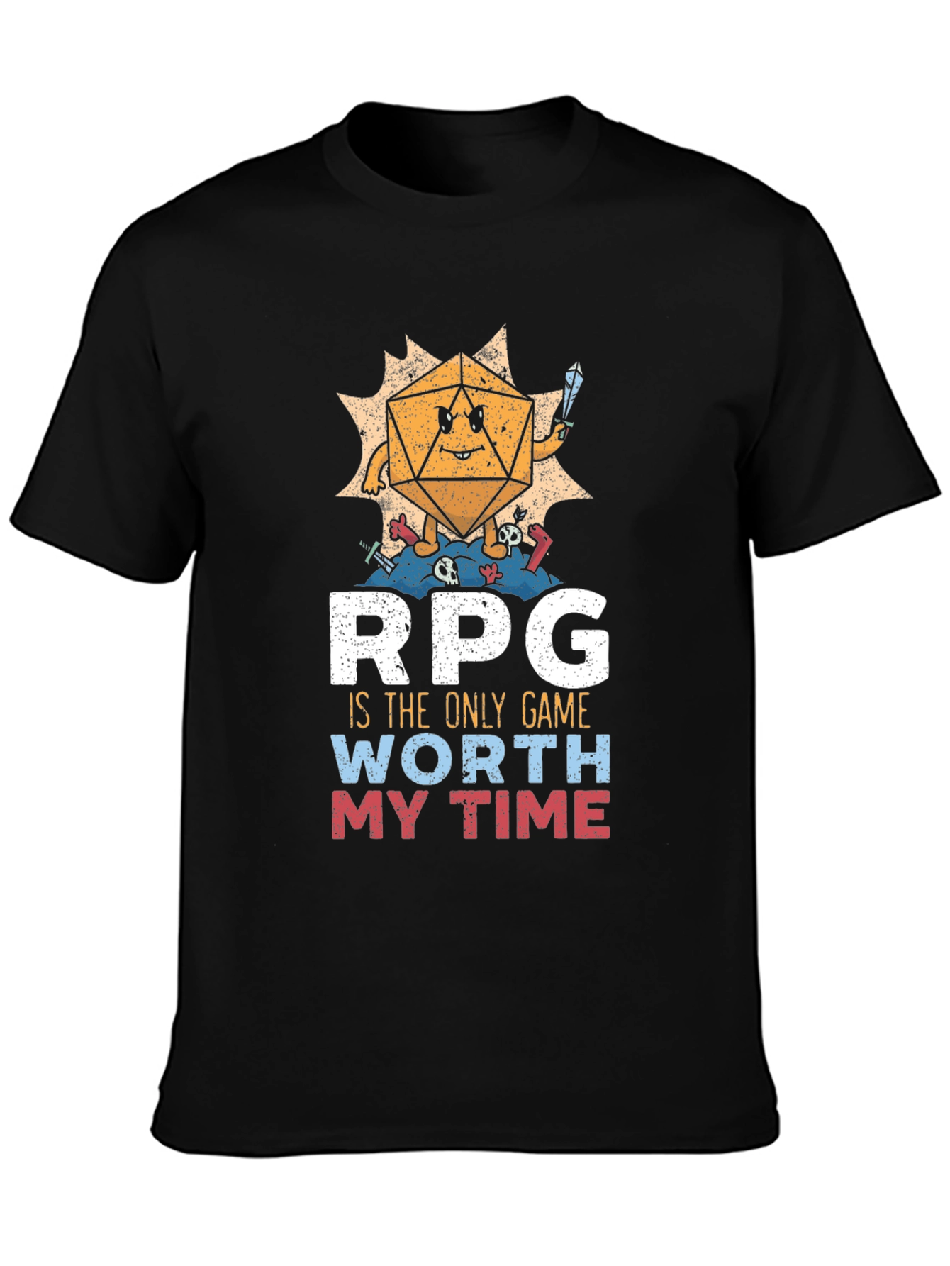 RPG Dice Game T-Shirt - Worth My Time